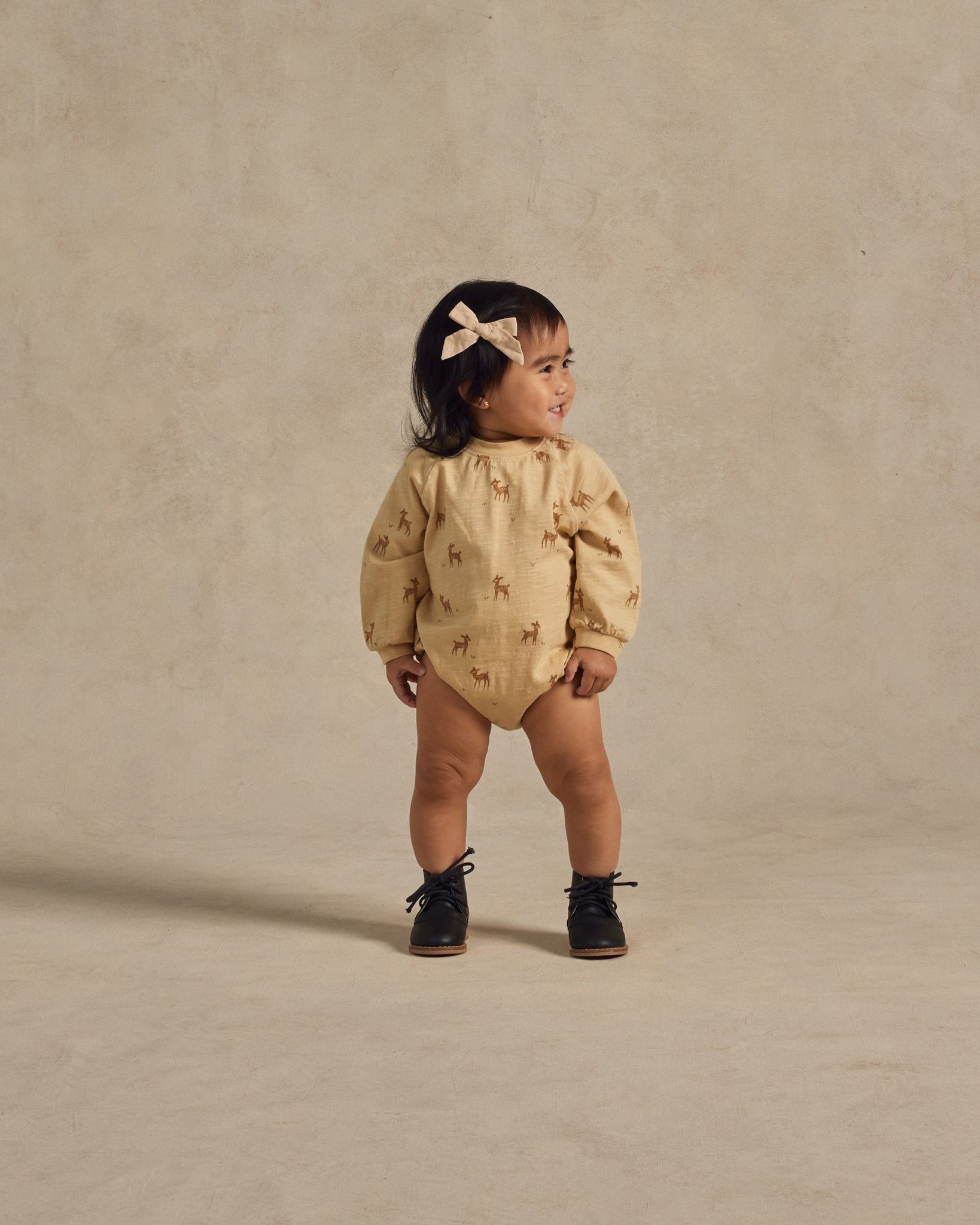 Crewneck Romper || Deer - Rylee + Cru Canada