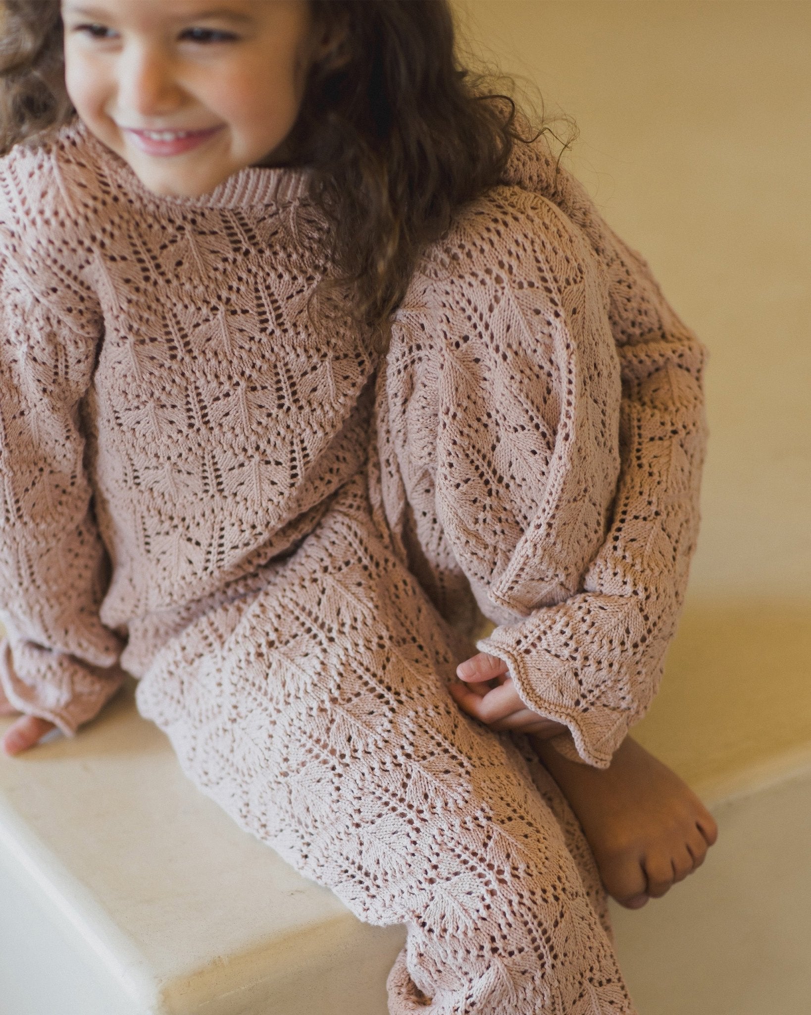 Crochet Knit Pant || Rose - Rylee + Cru Canada