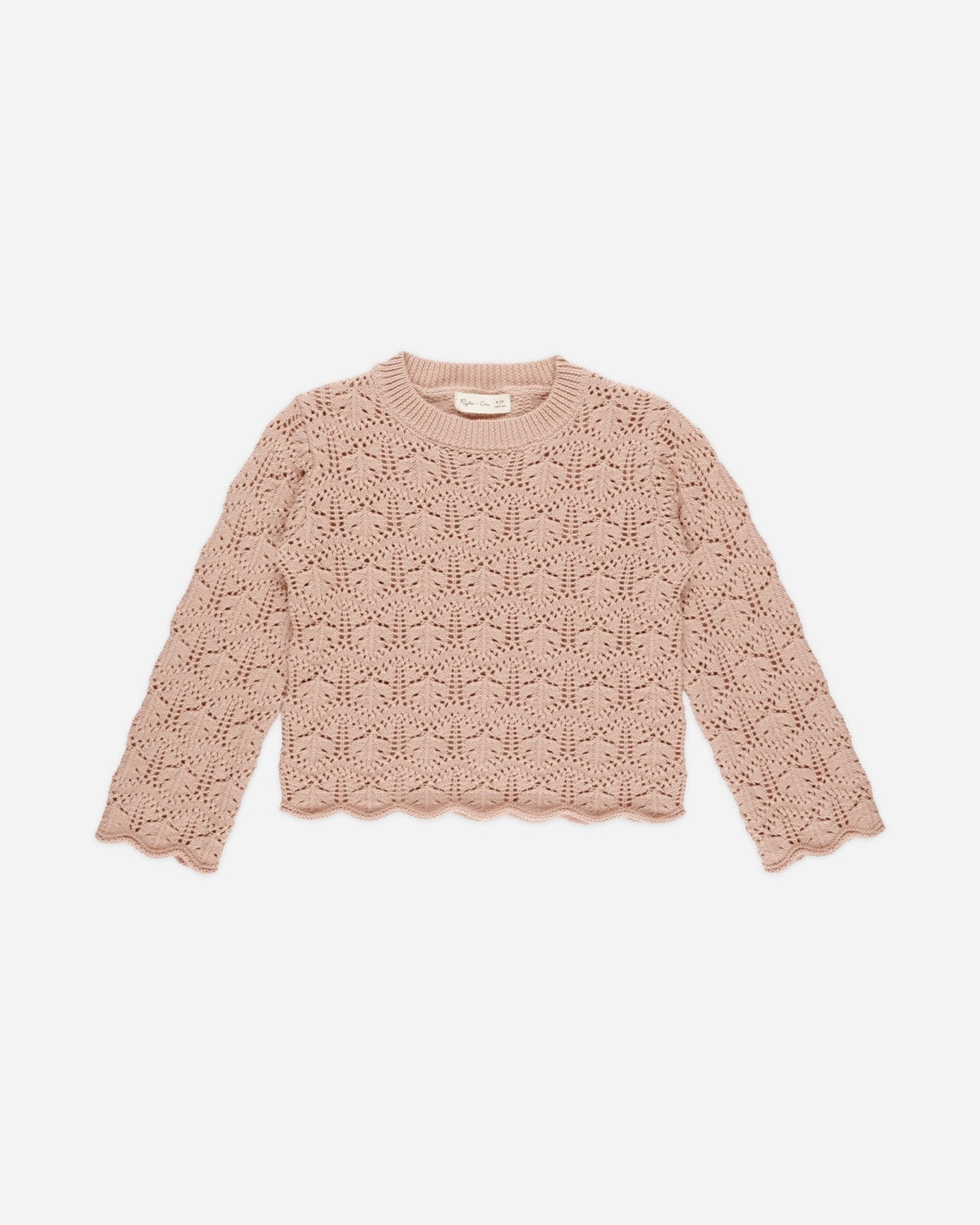 Crochet Knit Pullover || Rose - Rylee + Cru Canada