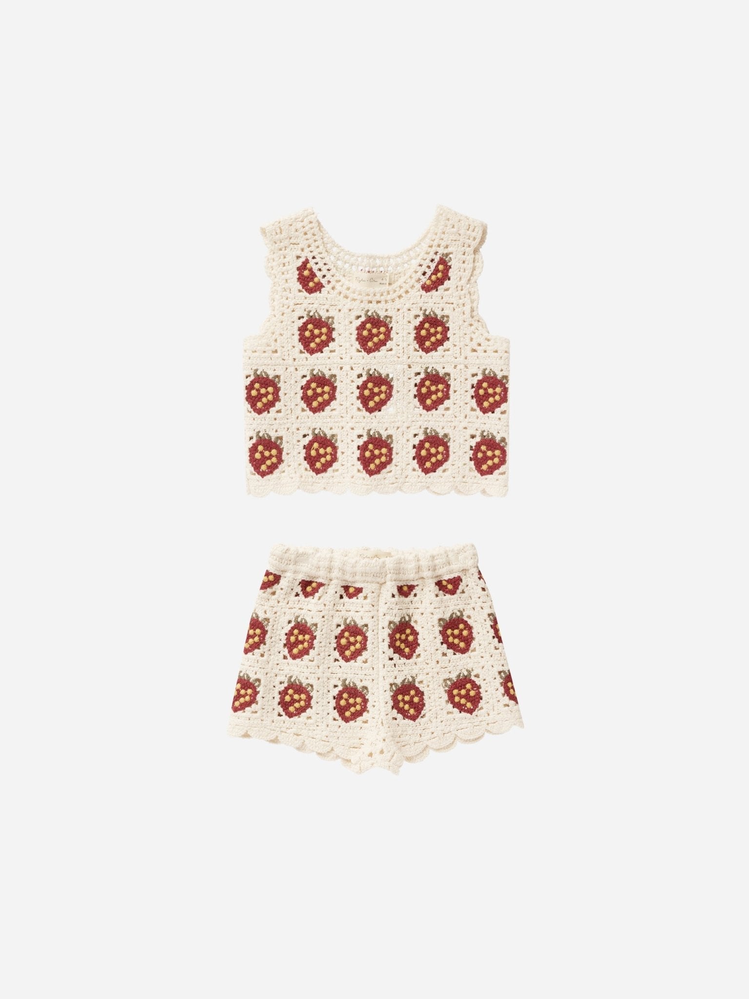 Crochet Tank Set || Strawberry - Rylee + Cru Canada