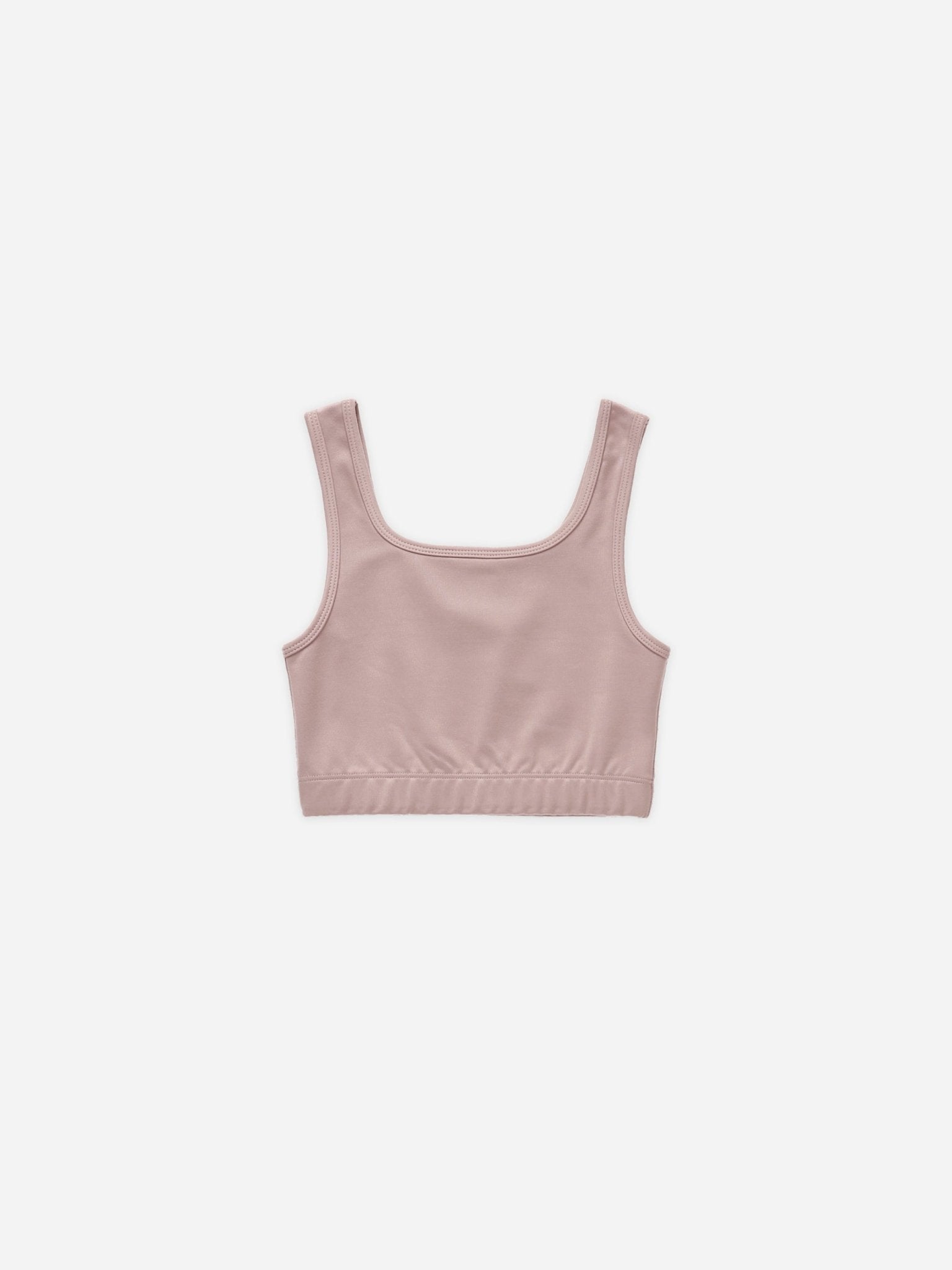 Cropped Fitted Tank || Mauve - Rylee + Cru Canada