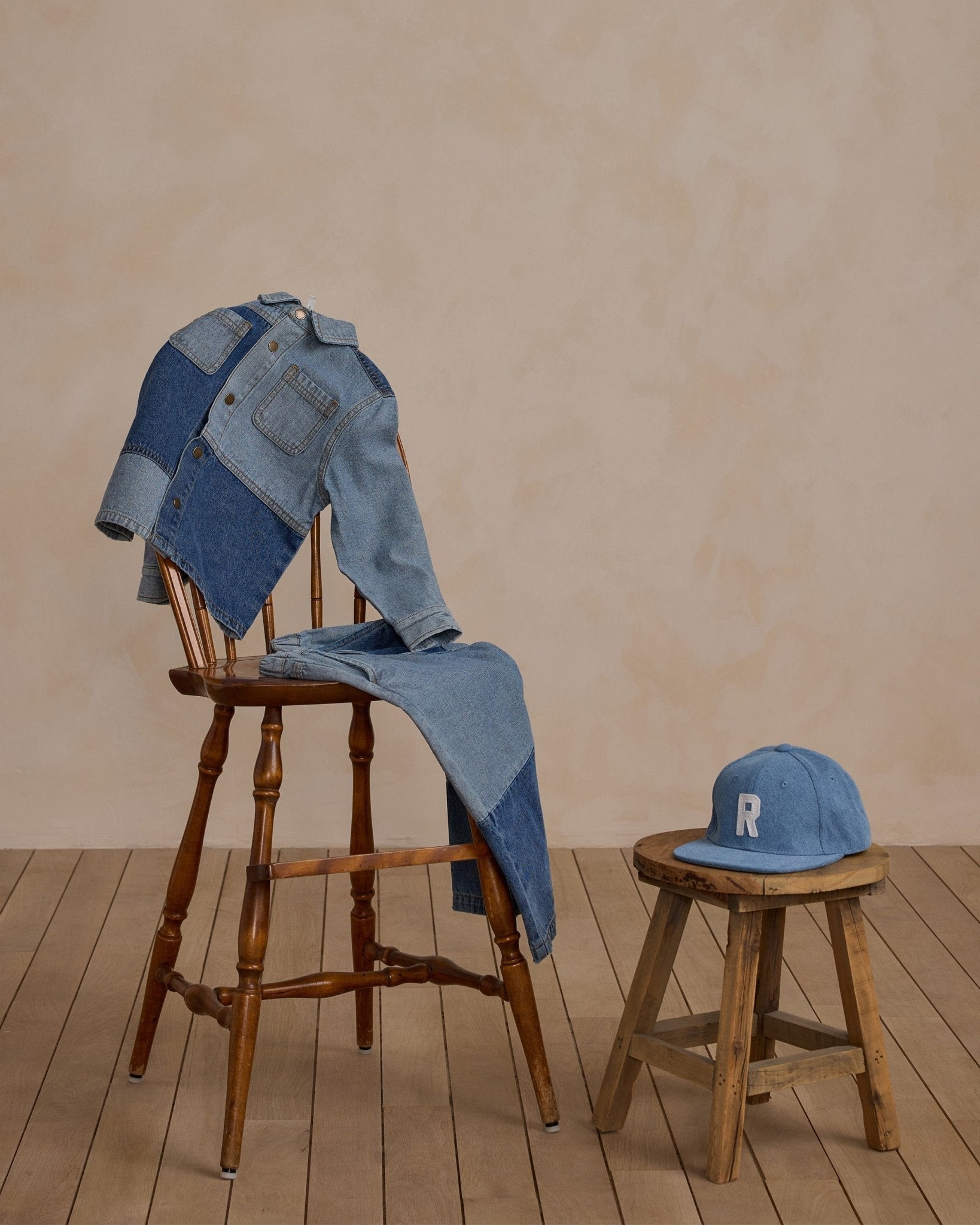 Cru Hat || Light Washed Denim - Rylee + Cru Canada