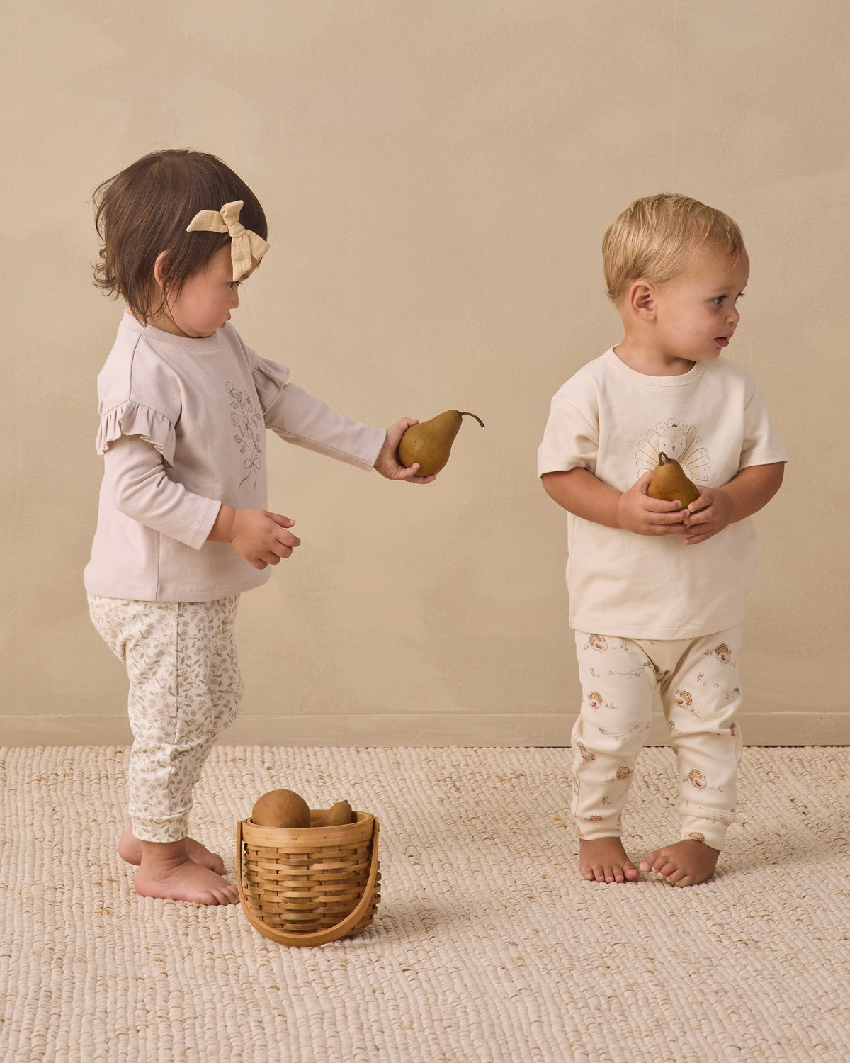 Drawstring Pant Floret - Rylee + Cru | Kids Clothes | Trendy Baby Clothes | Modern Infant Outfits |