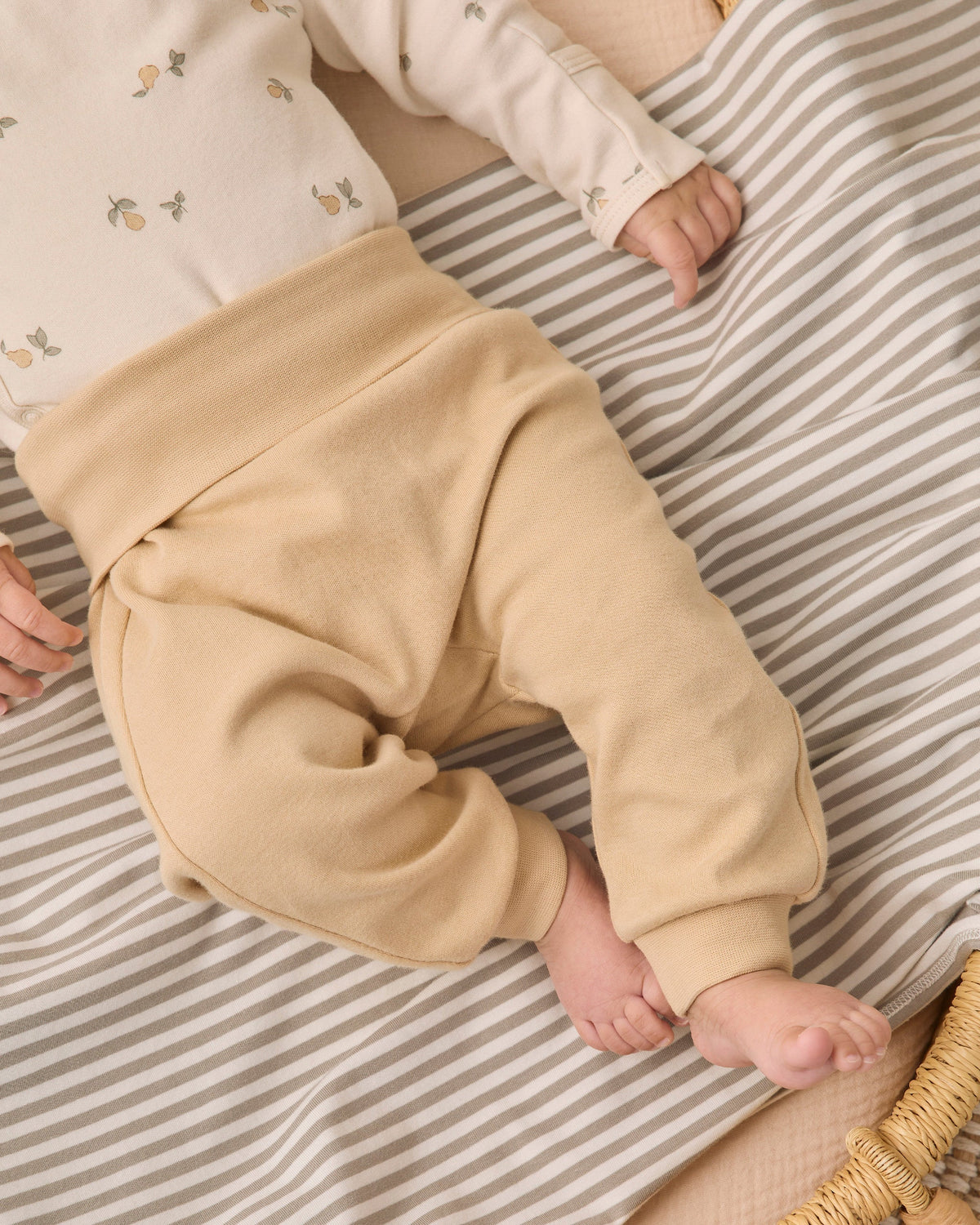 Side Snap Bodysuit + Pant Set Pears - Rylee + Cru | Kids Clothes | Trendy Baby Clothes | Modern Infant Outfits |