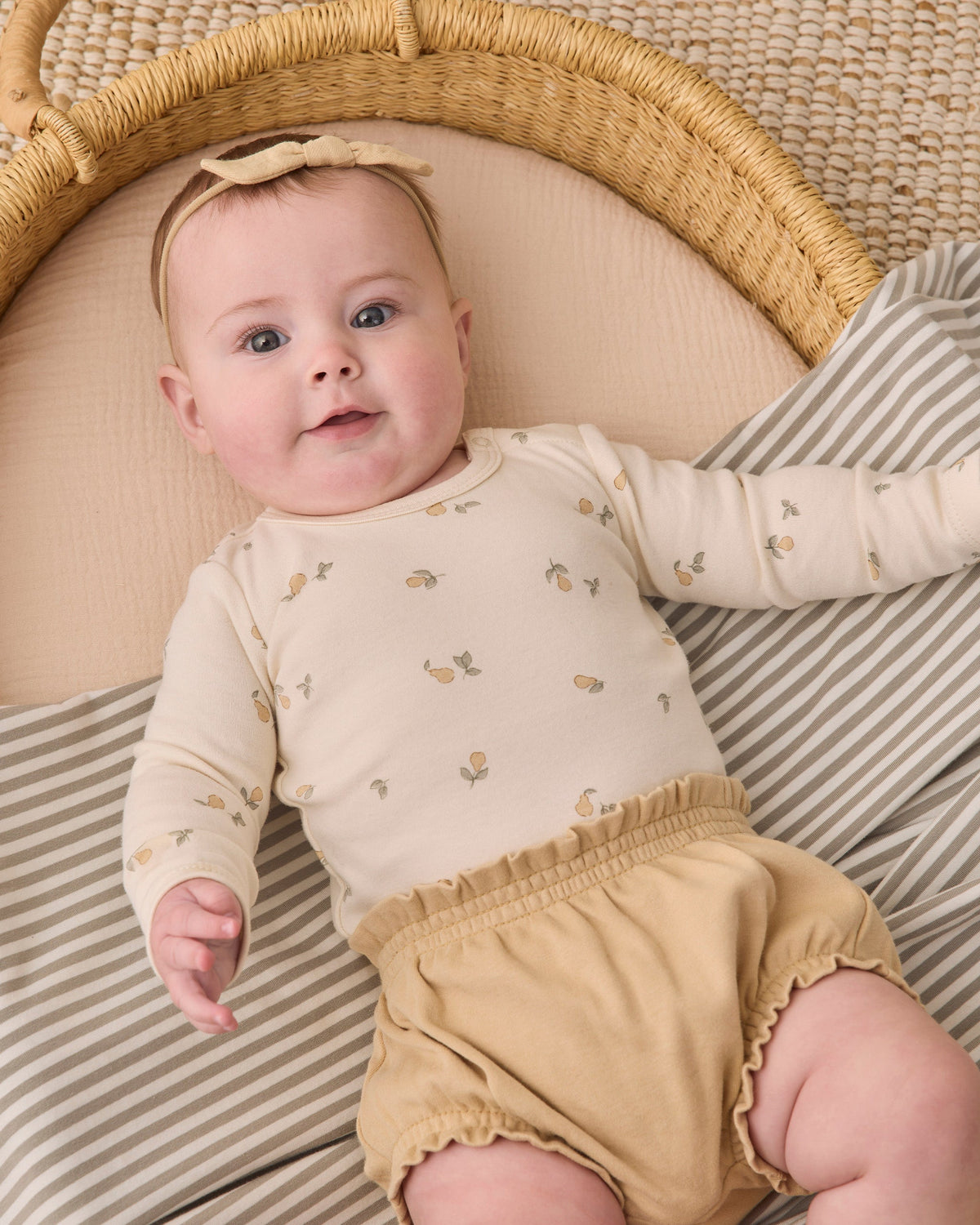Gathered Bloomer Butterscotch - Rylee + Cru | Kids Clothes | Trendy Baby Clothes | Modern Infant Outfits |