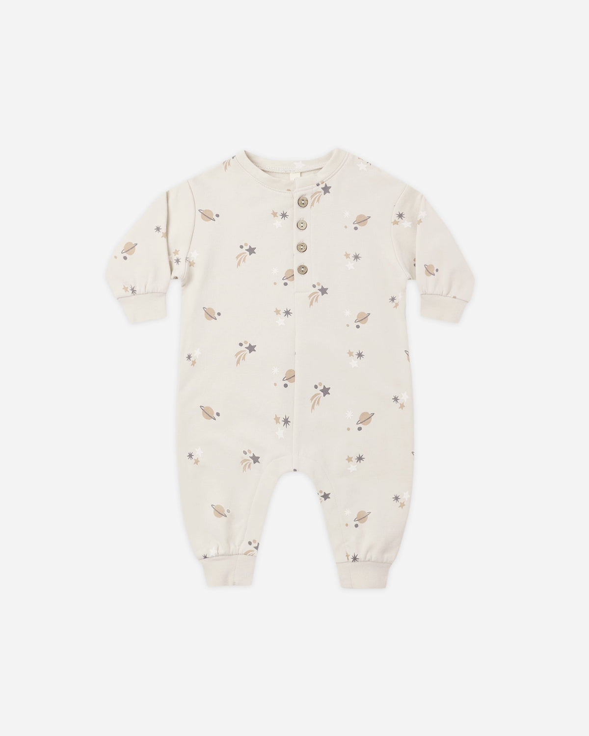 Relaxed Fleece Jumpsuit Space - Rylee + Cru | Kids Clothes | Trendy Baby Clothes | Modern Infant Outfits |
