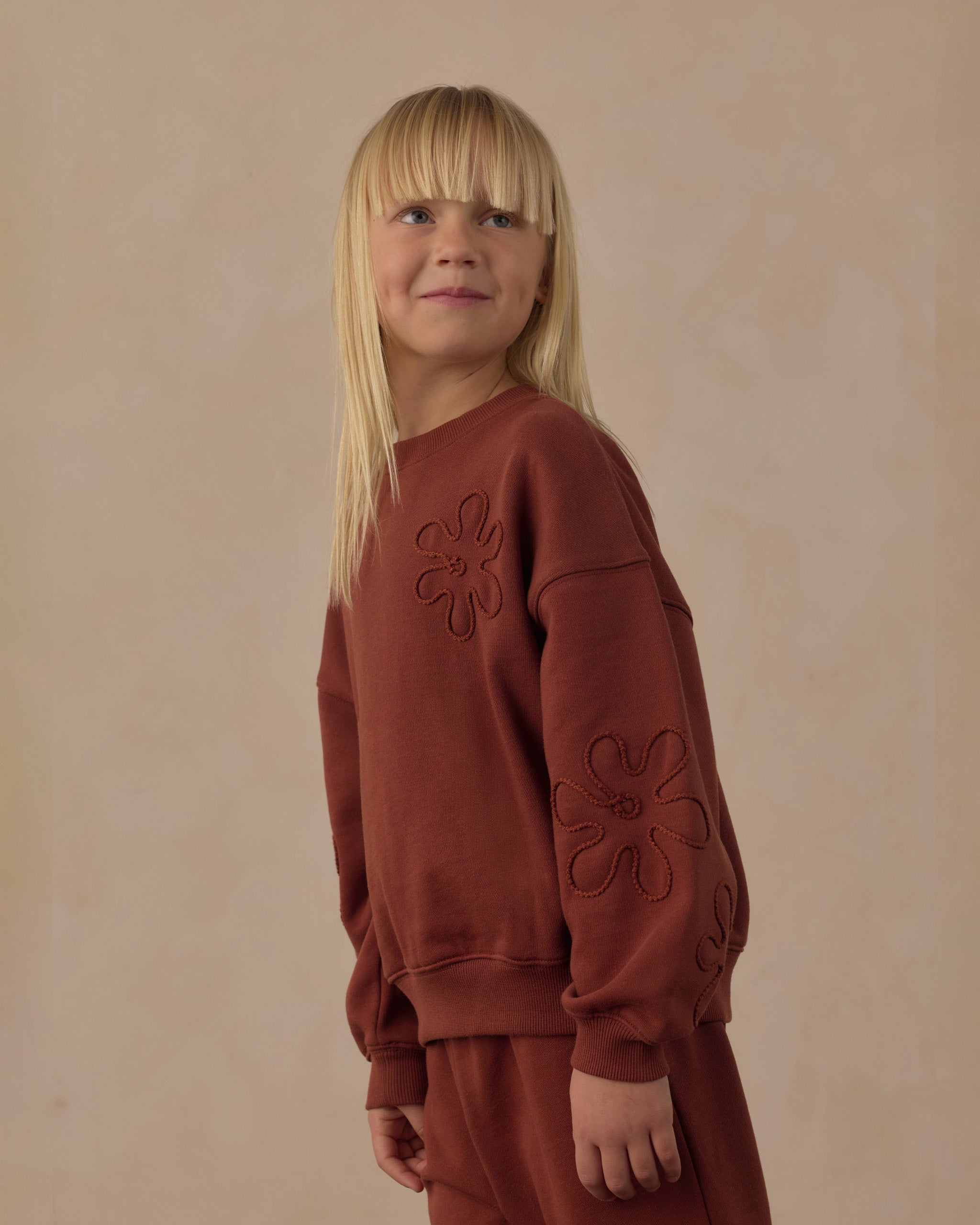 Pouch Pocket Crew Brick - Rylee + Cru | Kids Clothes | Trendy Baby Clothes | Modern Infant Outfits |