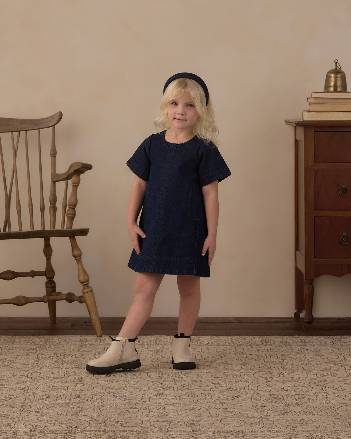 Padded Headband Dark Indigo - Rylee + Cru | Kids Clothes | Trendy Baby Clothes | Modern Infant Outfits |