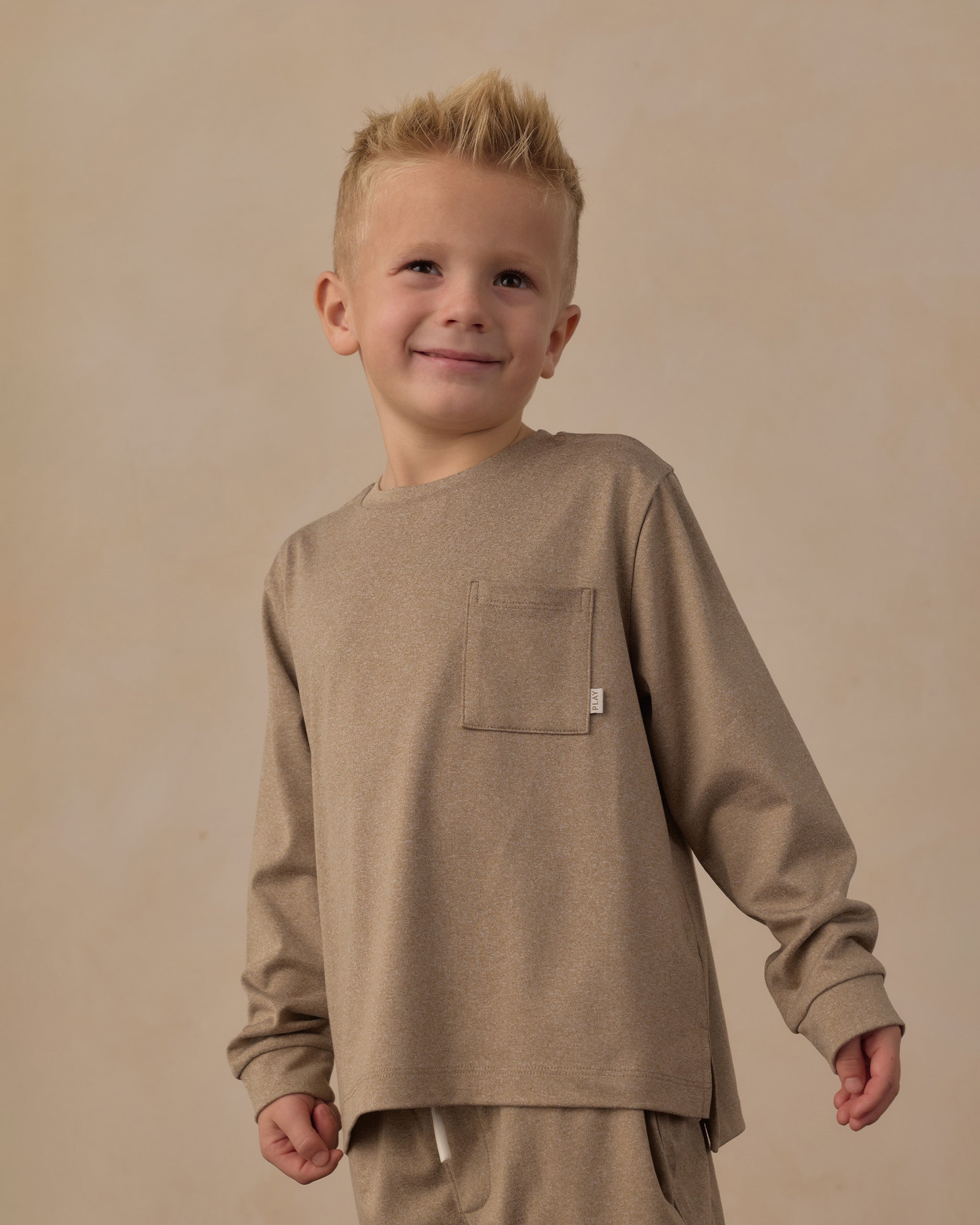 Century Tech Jogger Heathered Olive - Rylee + Cru | Kids Clothes | Trendy Baby Clothes | Modern Infant Outfits |