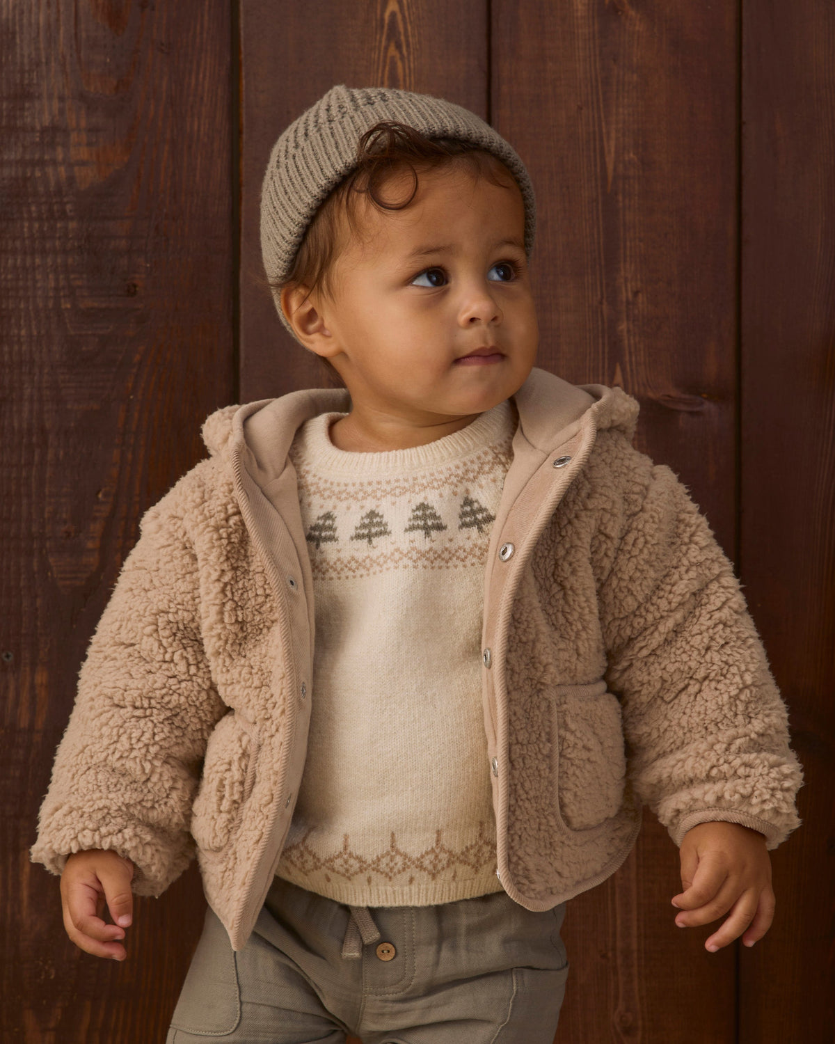 Rex Sweater Tree Fair Isle - Rylee + Cru | Kids Clothes | Trendy Baby Clothes | Modern Infant Outfits |