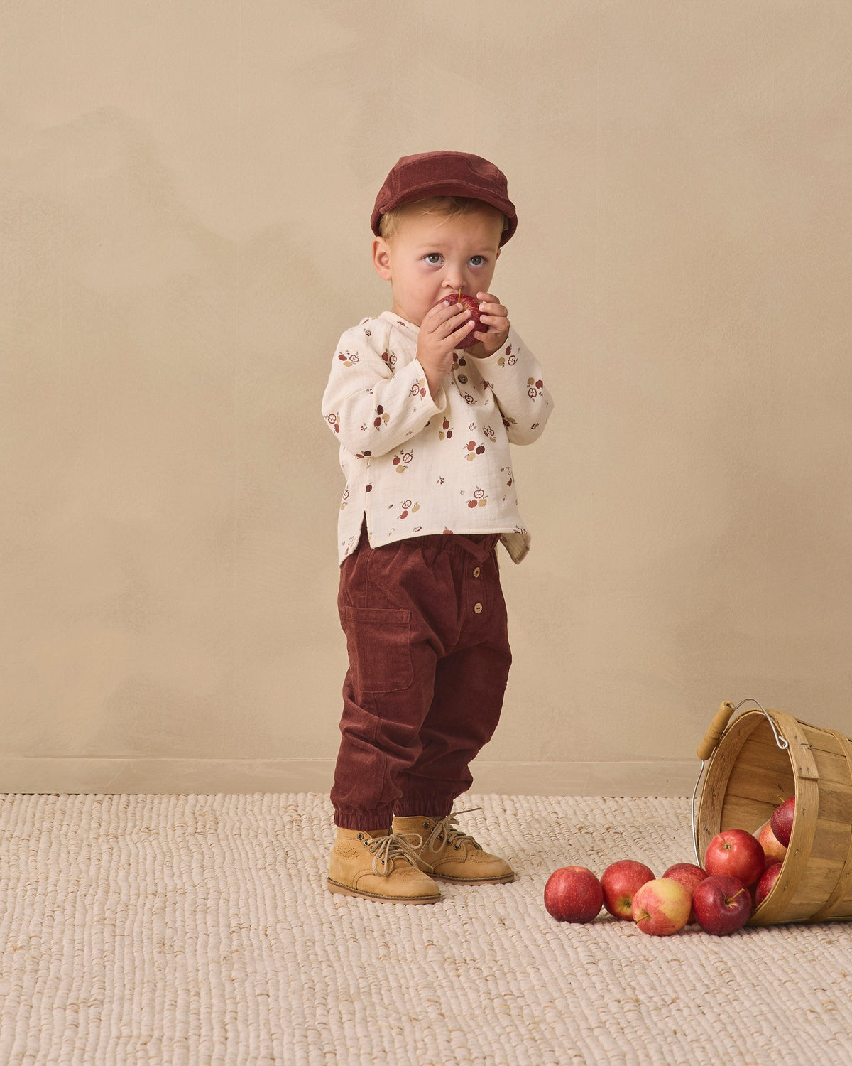 Luca Pant Black Cherry - Rylee + Cru | Kids Clothes | Trendy Baby Clothes | Modern Infant Outfits |