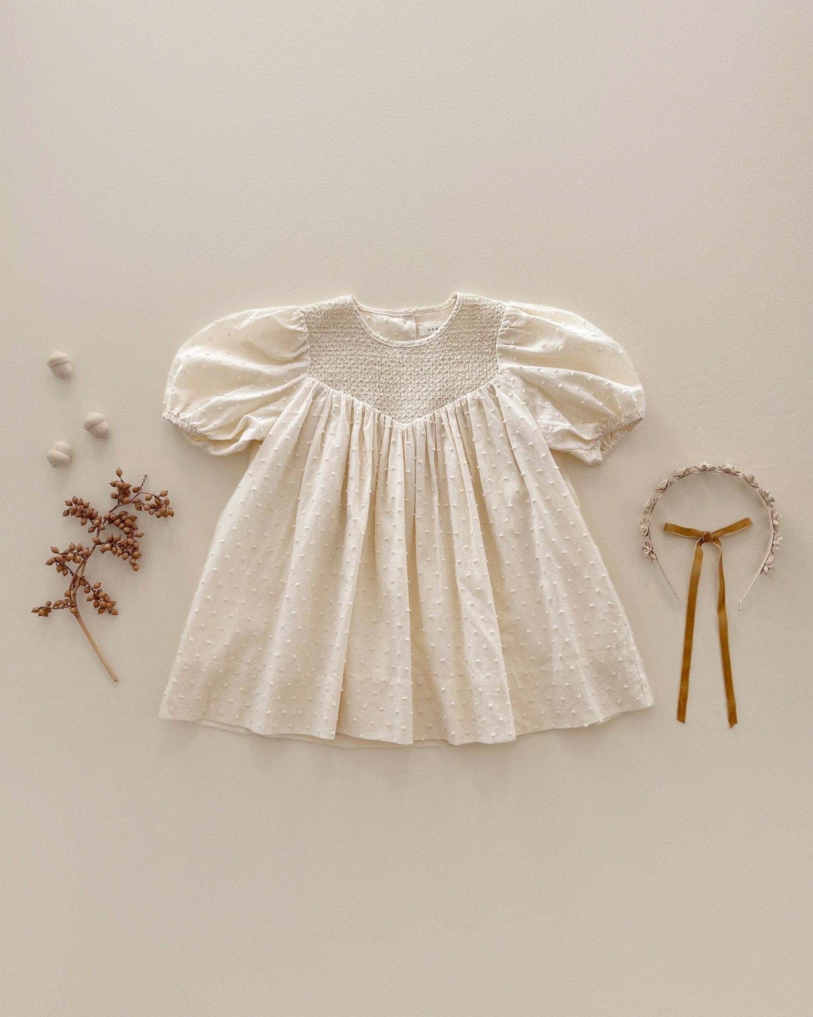 Daphne Dress || Natural - Rylee + Cru Canada