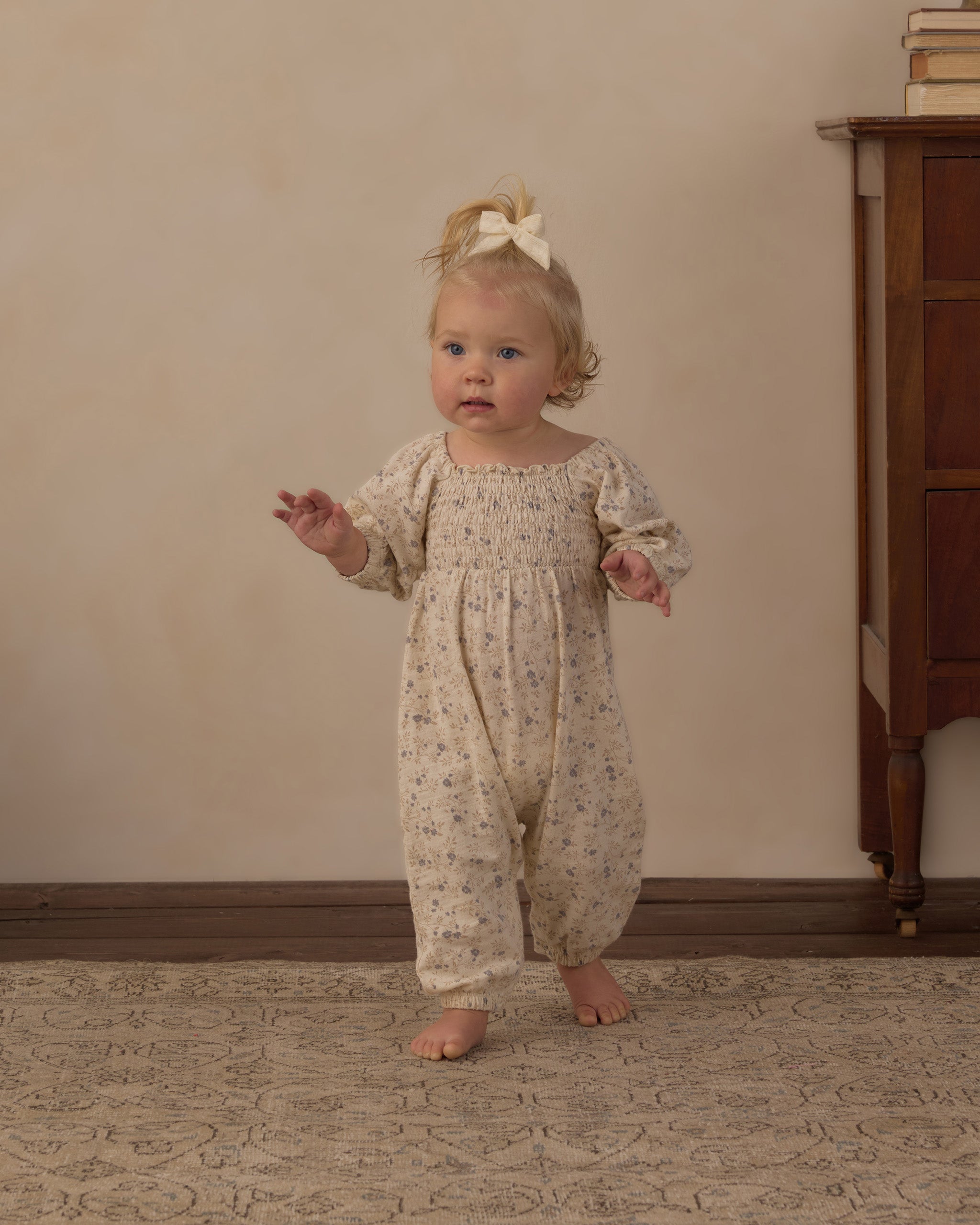 Sage Jumpsuit Meadow - Rylee + Cru | Kids Clothes | Trendy Baby Clothes | Modern Infant Outfits |