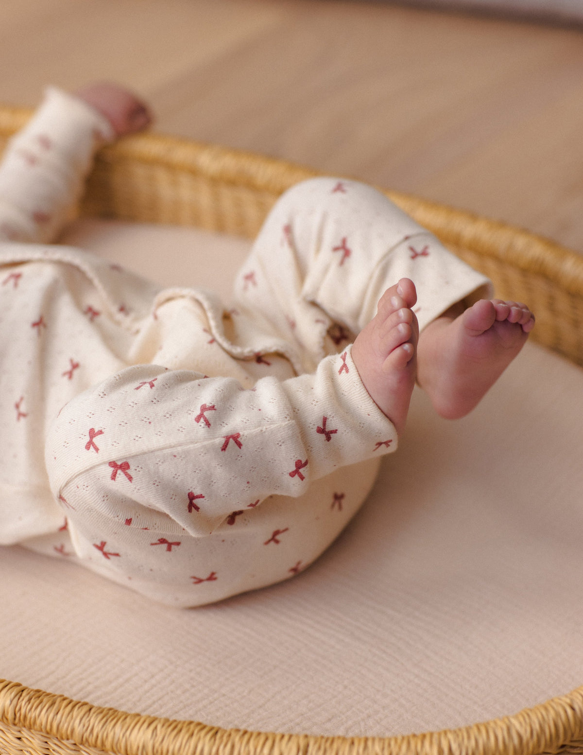 Long John Red Bows - Rylee + Cru | Kids Clothes | Trendy Baby Clothes | Modern Infant Outfits |