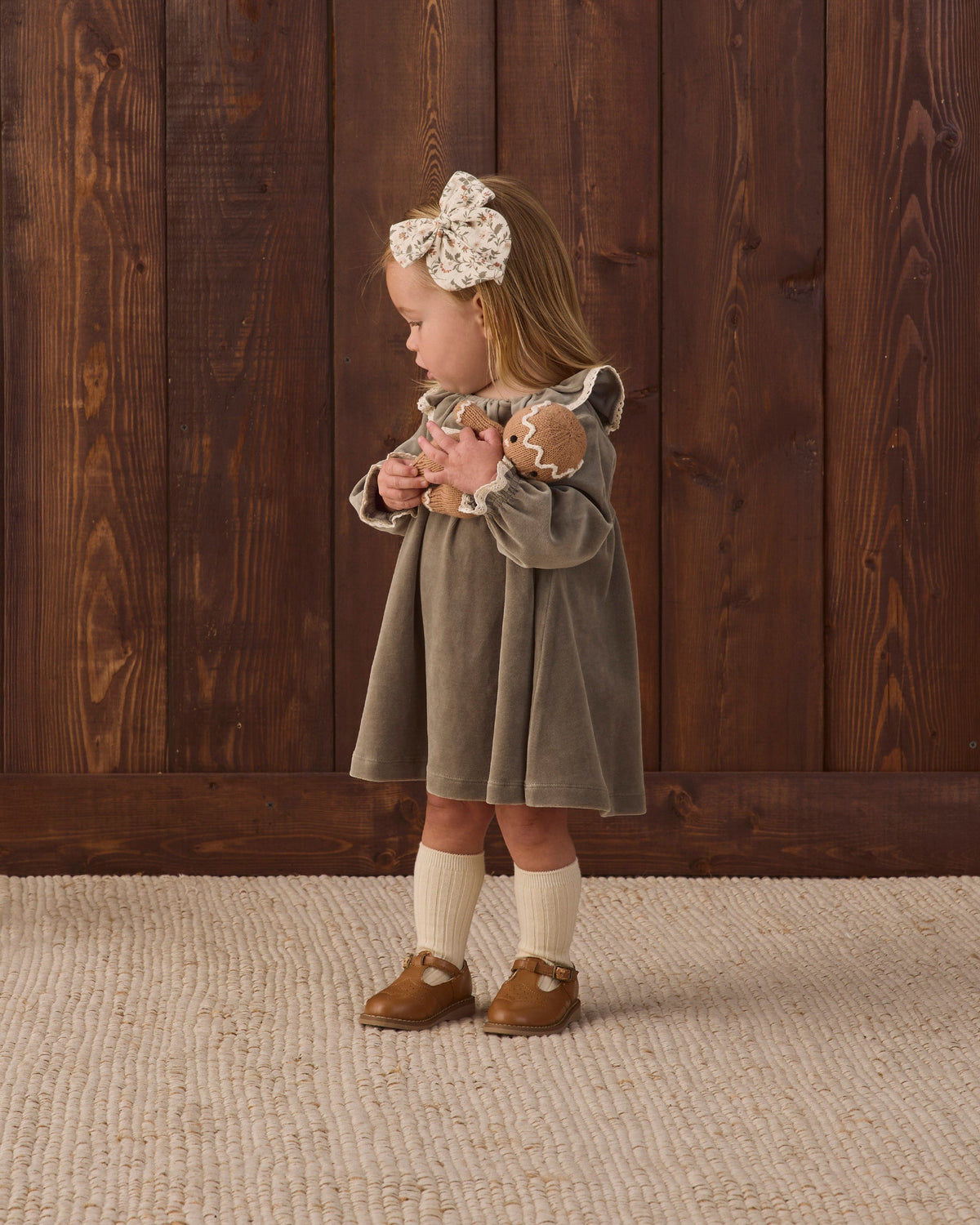 Bow Holiday Floral - Rylee + Cru | Kids Clothes | Trendy Baby Clothes | Modern Infant Outfits |