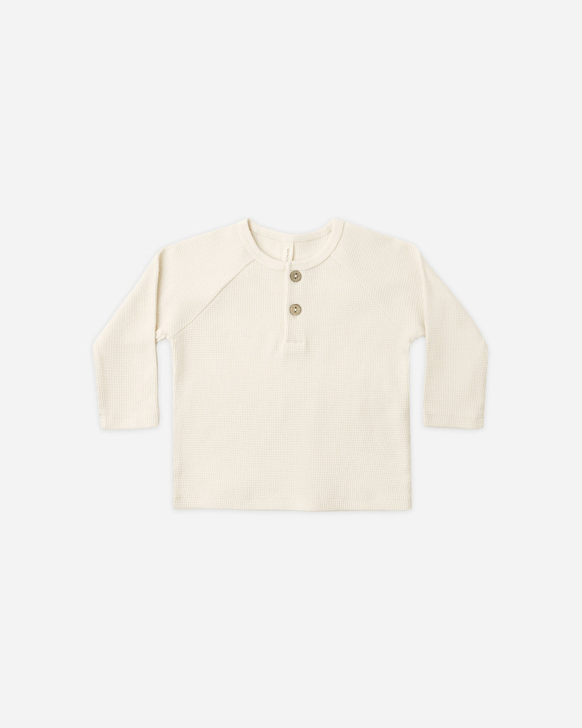 Henley Knit Top Natural - Rylee + Cru | Kids Clothes | Trendy Baby Clothes | Modern Infant Outfits |