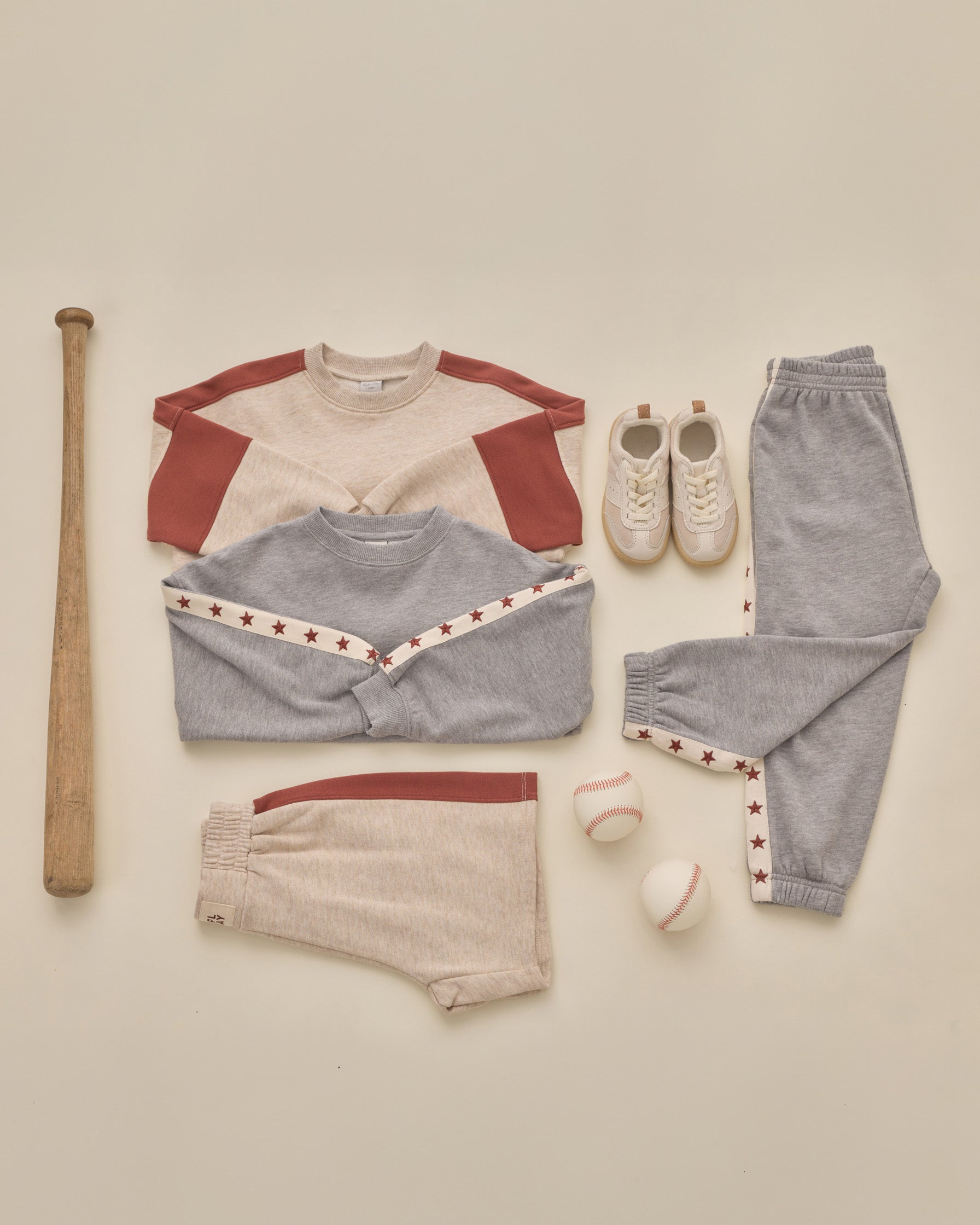 Pouch Pocket Crew Heathered Dusty Blue - Rylee + Cru | Kids Clothes | Trendy Baby Clothes | Modern Infant Outfits |
