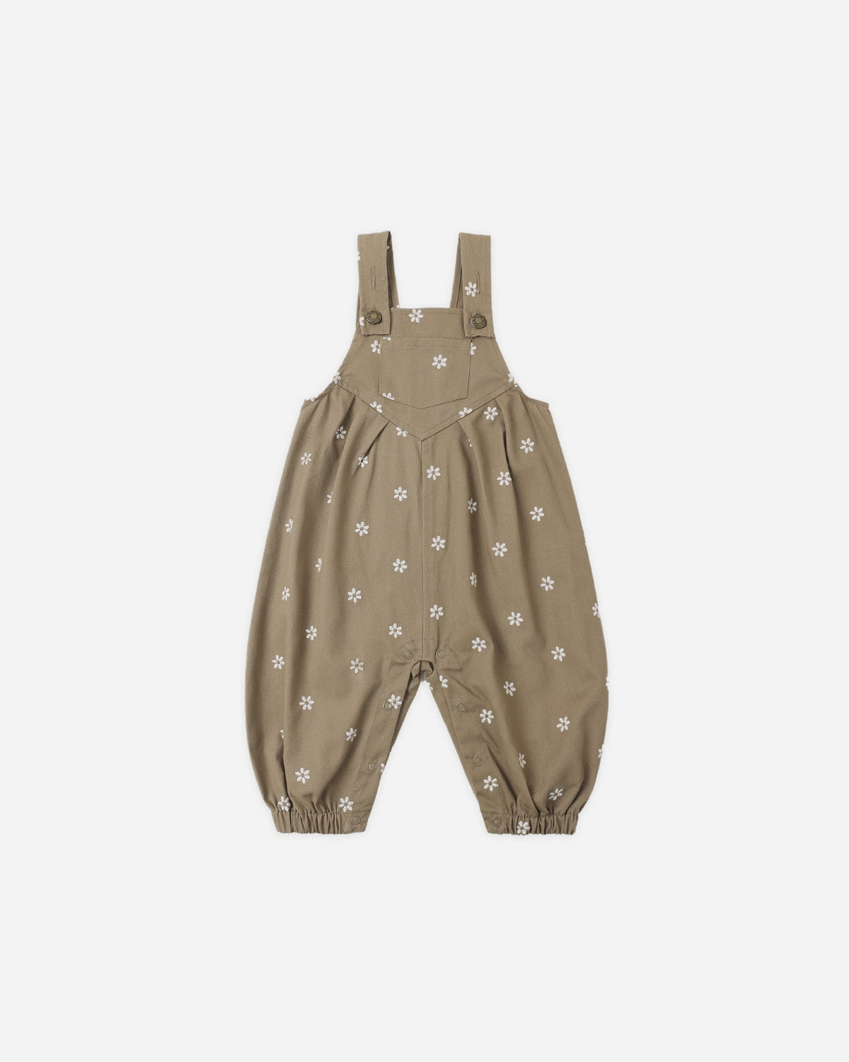 Vintage Overall Embroidered Daisies - Rylee + Cru | Kids Clothes | Trendy Baby Clothes | Modern Infant Outfits |