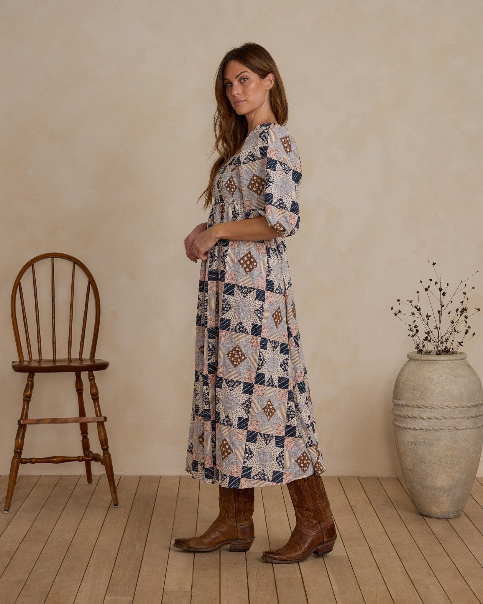 Della Dress | Patchwork - Rylee + Cru Canada