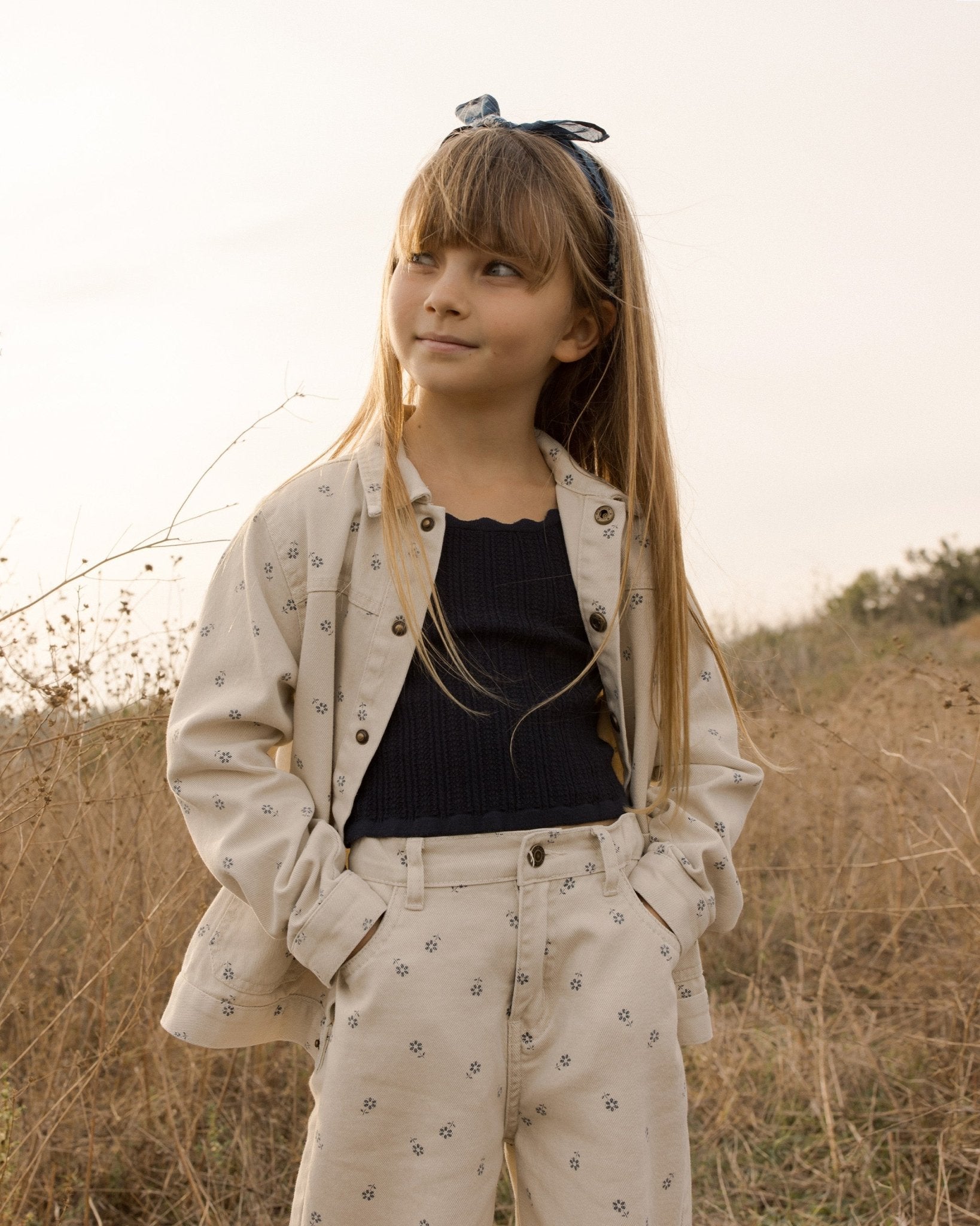 Denim Chore Coat || Blue Daisy - Rylee + Cru Canada