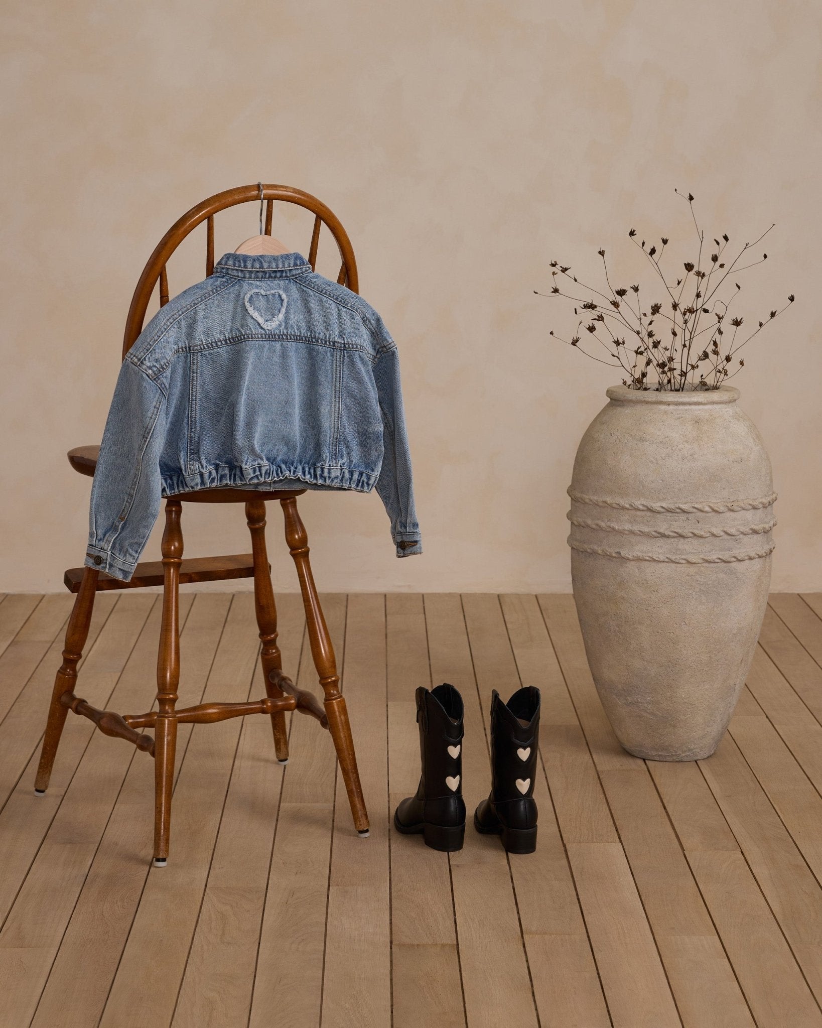 Denim Jacket || Light Washed Denim - Rylee + Cru Canada