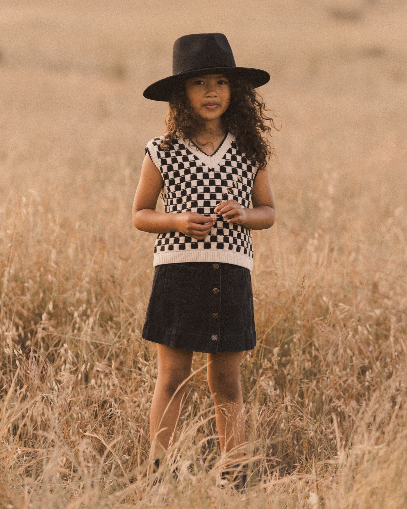 Denver Mini Skirt || Washed Black - Rylee + Cru Canada