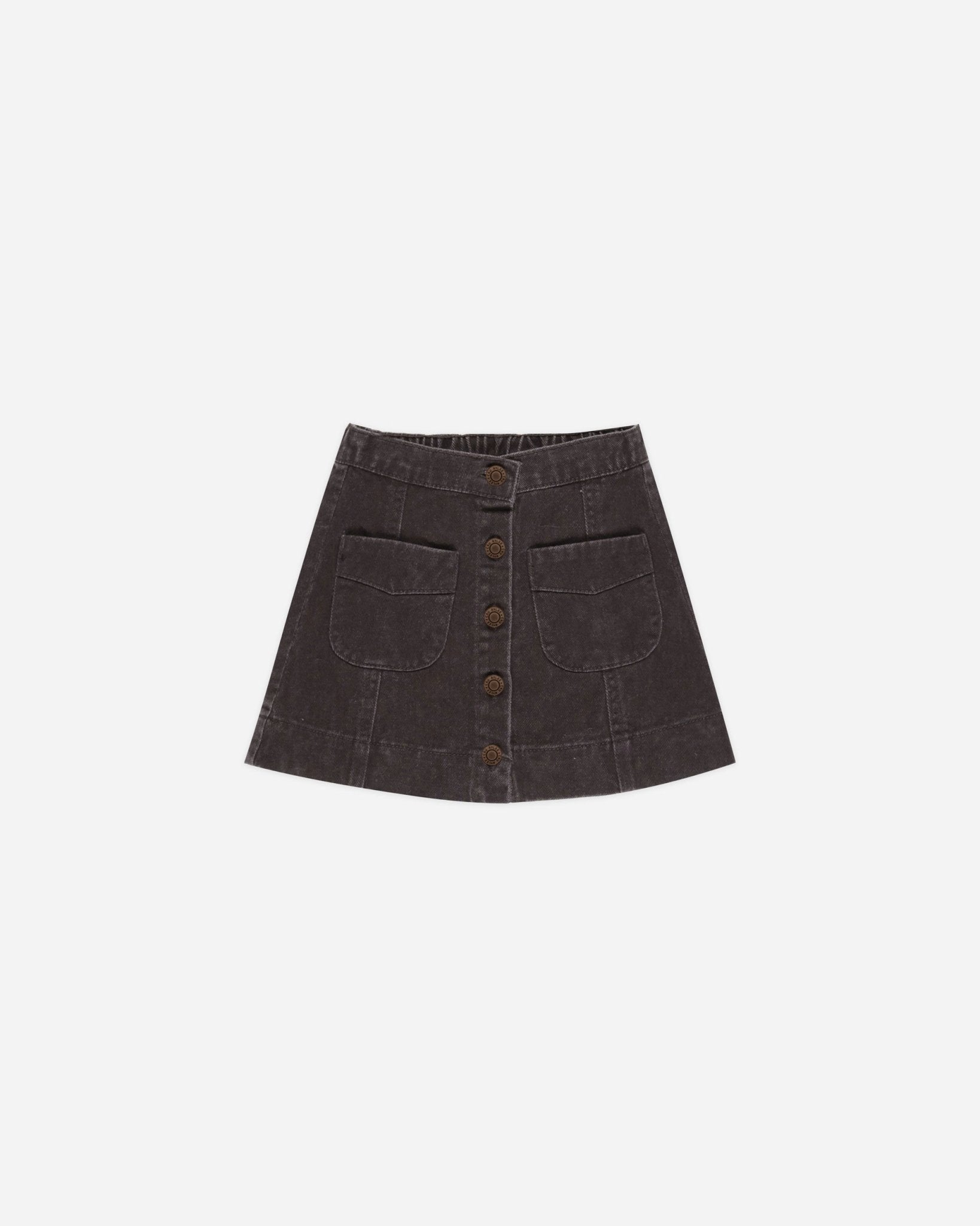 Denver Mini Skirt || Washed Black - Rylee + Cru Canada