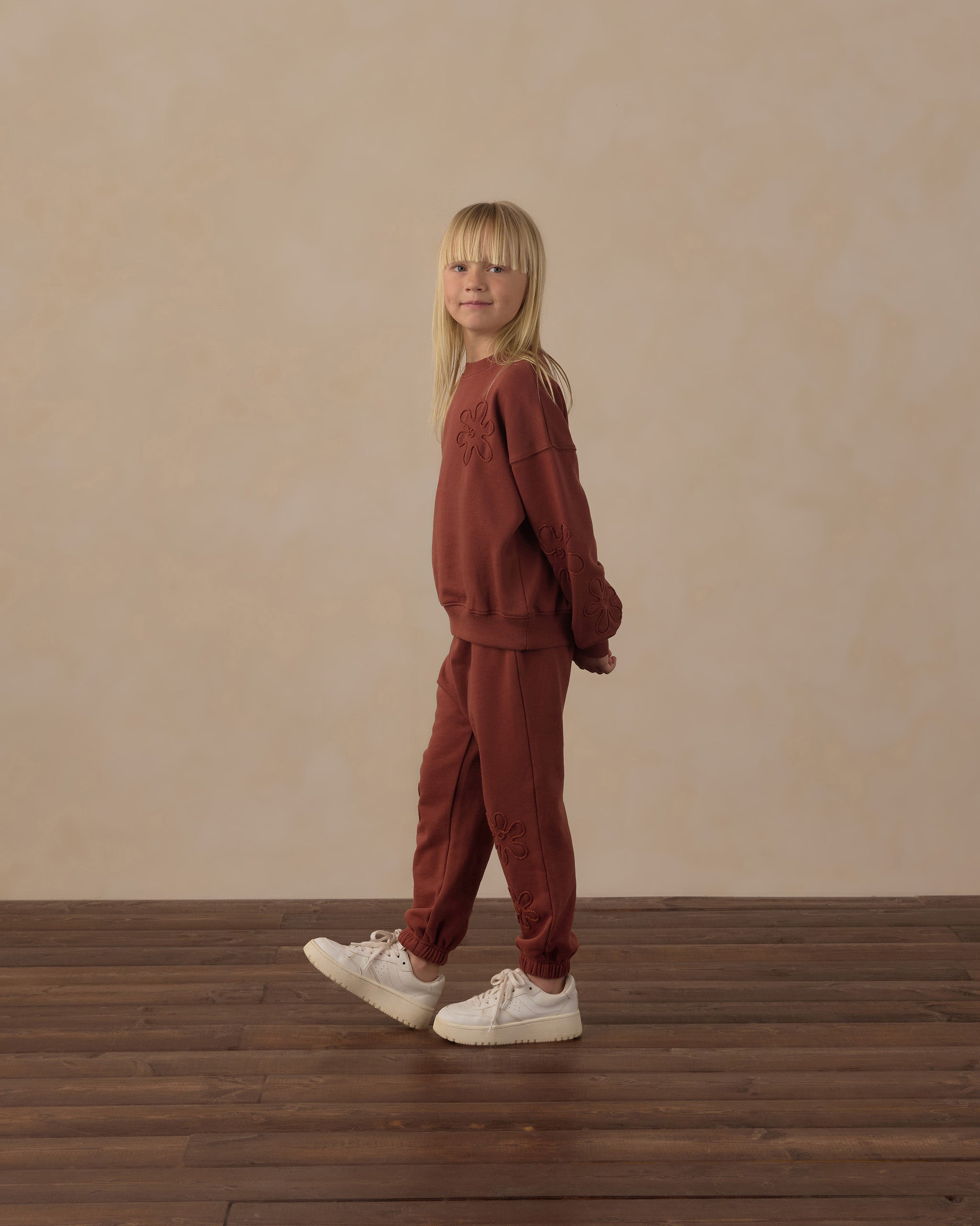 Pouch Pocket Crew Brick - Rylee + Cru | Kids Clothes | Trendy Baby Clothes | Modern Infant Outfits |