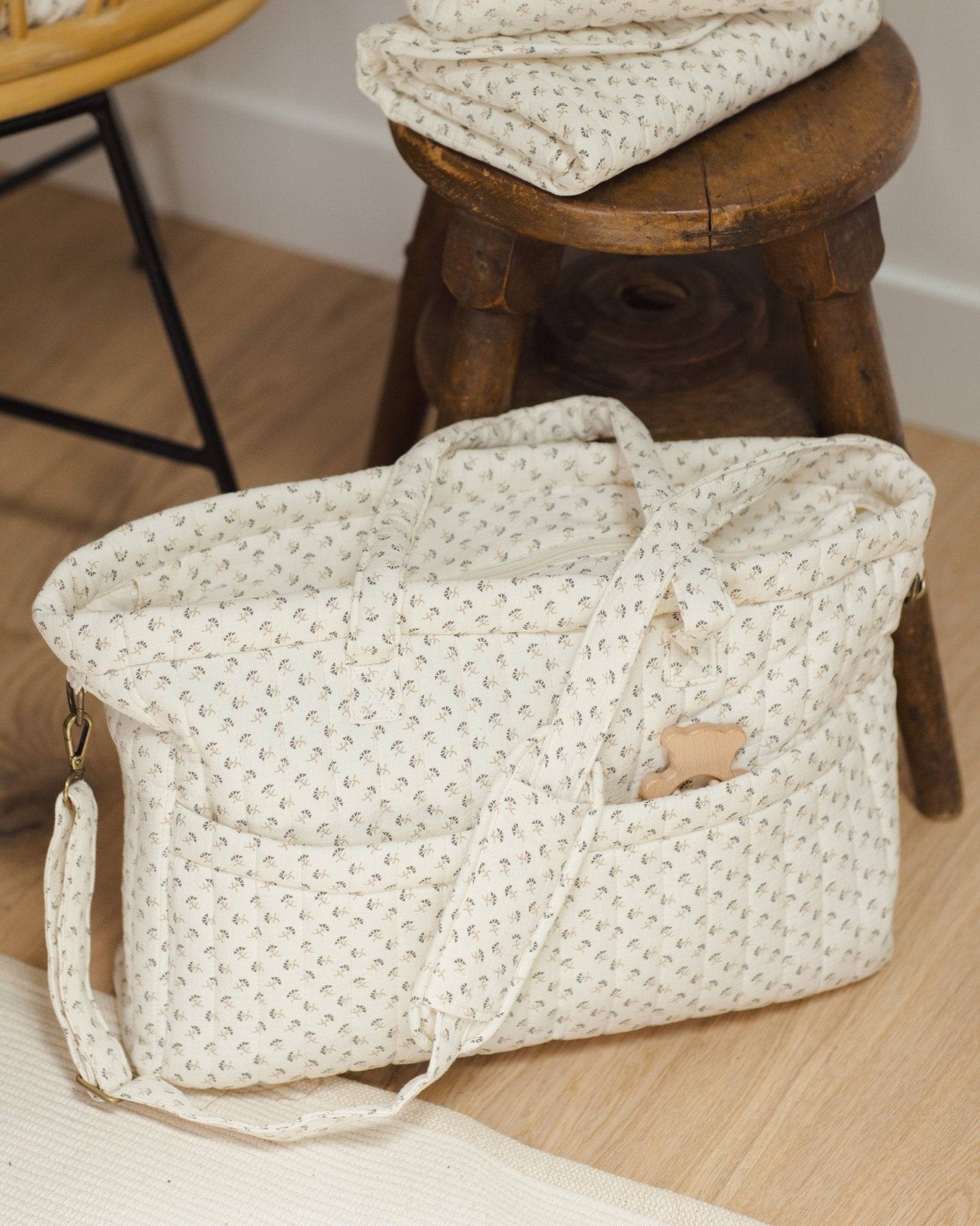 Diaper Bag || French Flora - Rylee + Cru Canada