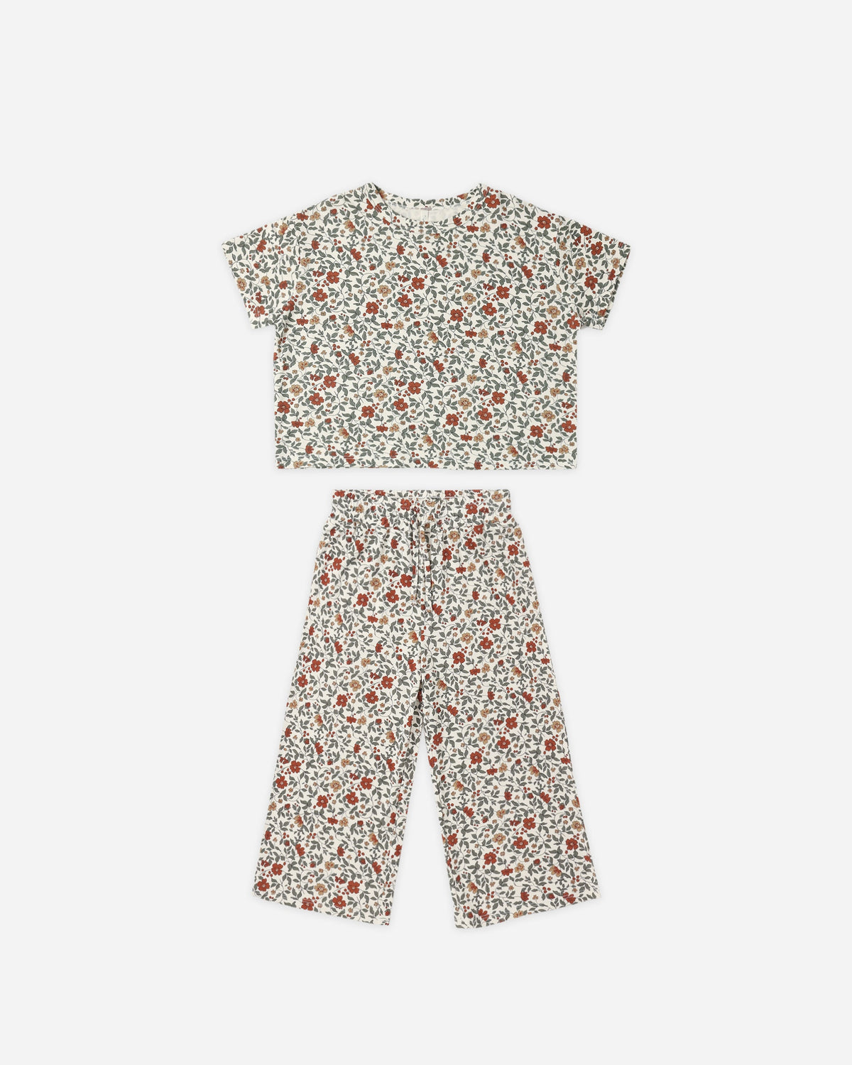 Ruthie Set Holiday Floral - Rylee + Cru | Kids Clothes | Trendy Baby Clothes | Modern Infant Outfits |
