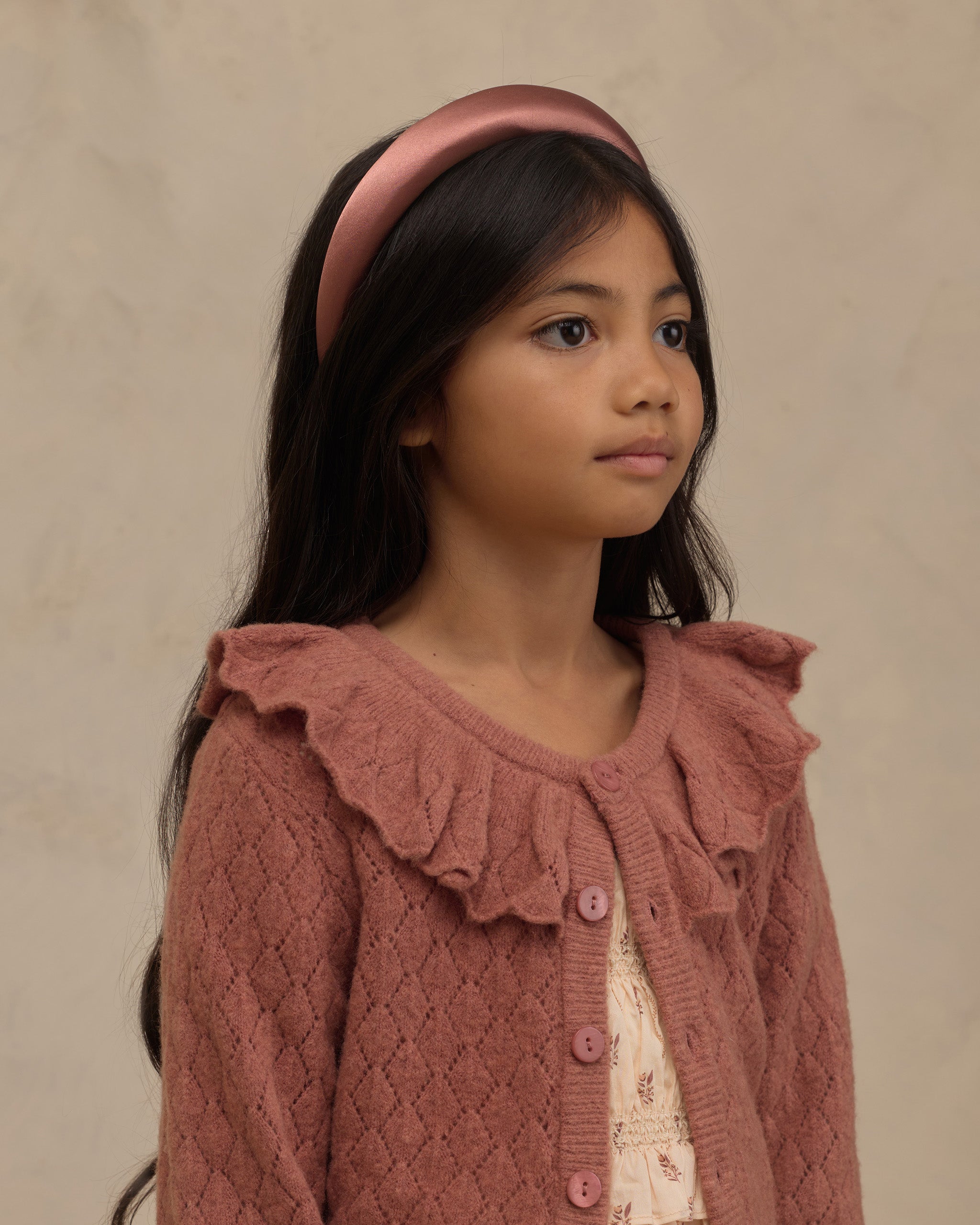 Ruffle Cardigan Sweater Spice - Rylee + Cru | Kids Clothes | Trendy Baby Clothes | Modern Infant Outfits |