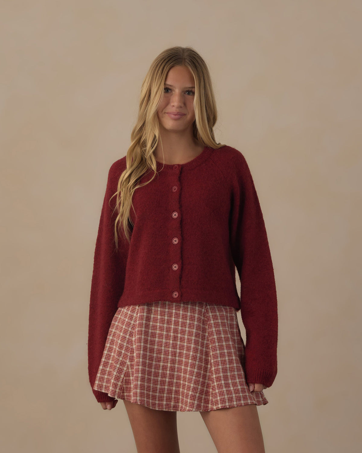 Teen Fuzzy Cardigan Ruby - Rylee + Cru | Kids Clothes | Trendy Baby Clothes | Modern Infant Outfits |