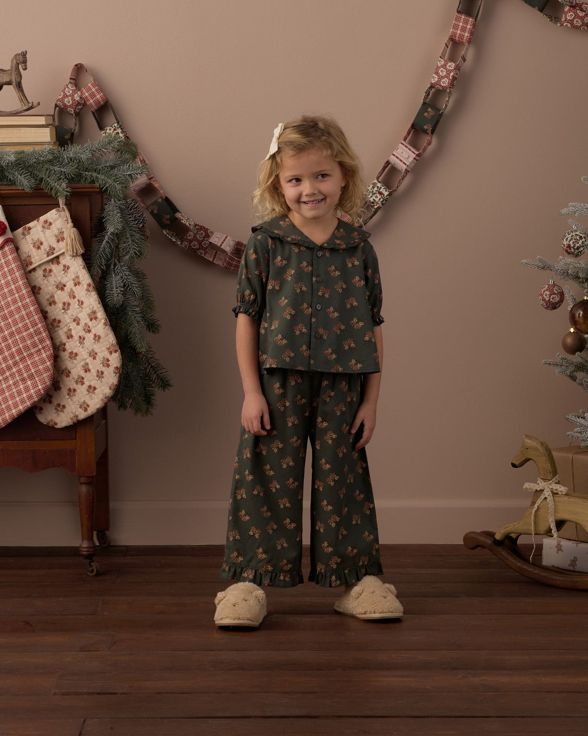 Slippers Teddy Bear - Rylee + Cru | Kids Clothes | Trendy Baby Clothes | Modern Infant Outfits |