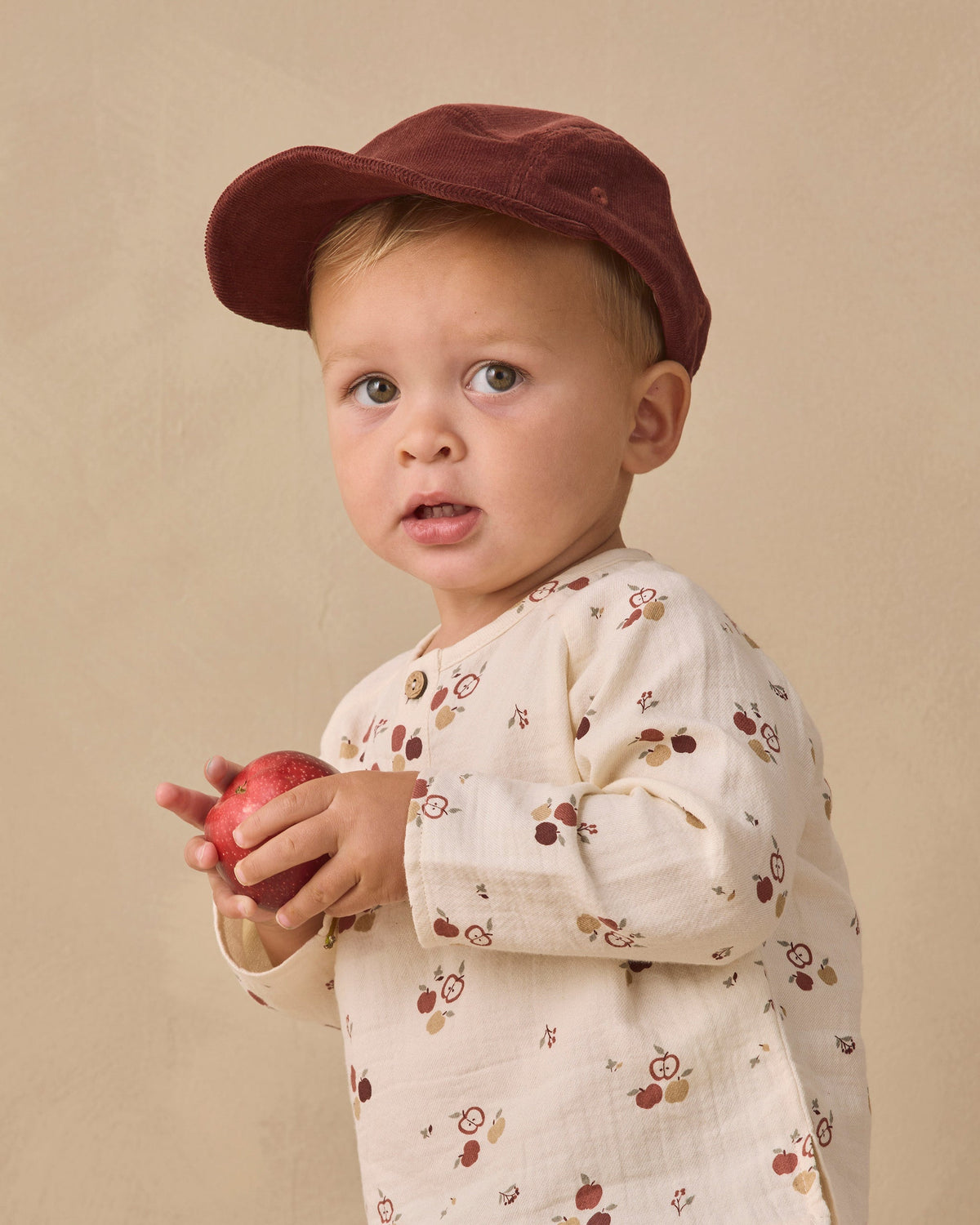 Baby Cap Black Cherry - Rylee + Cru | Kids Clothes | Trendy Baby Clothes | Modern Infant Outfits |
