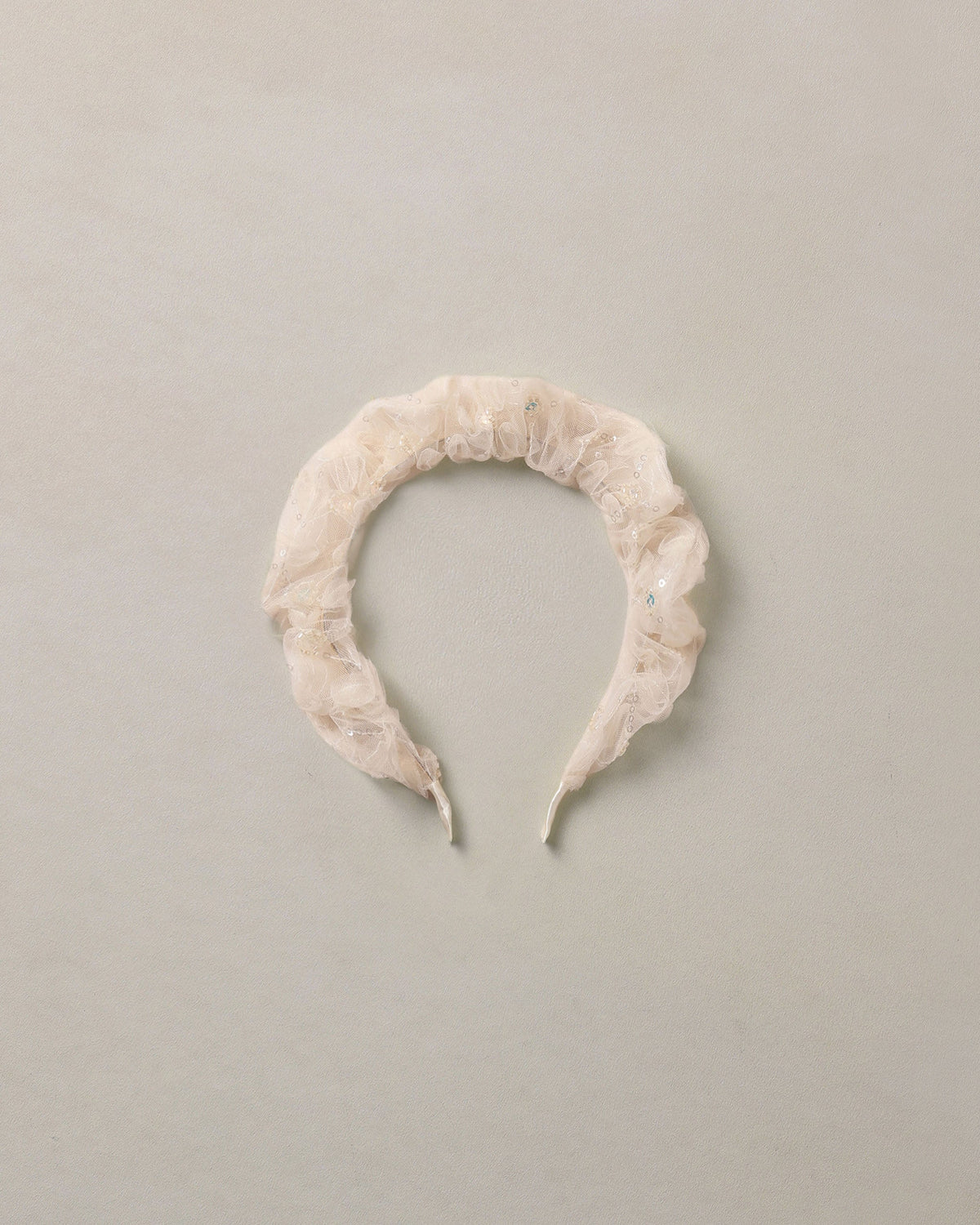 Gathered Headband Pearl