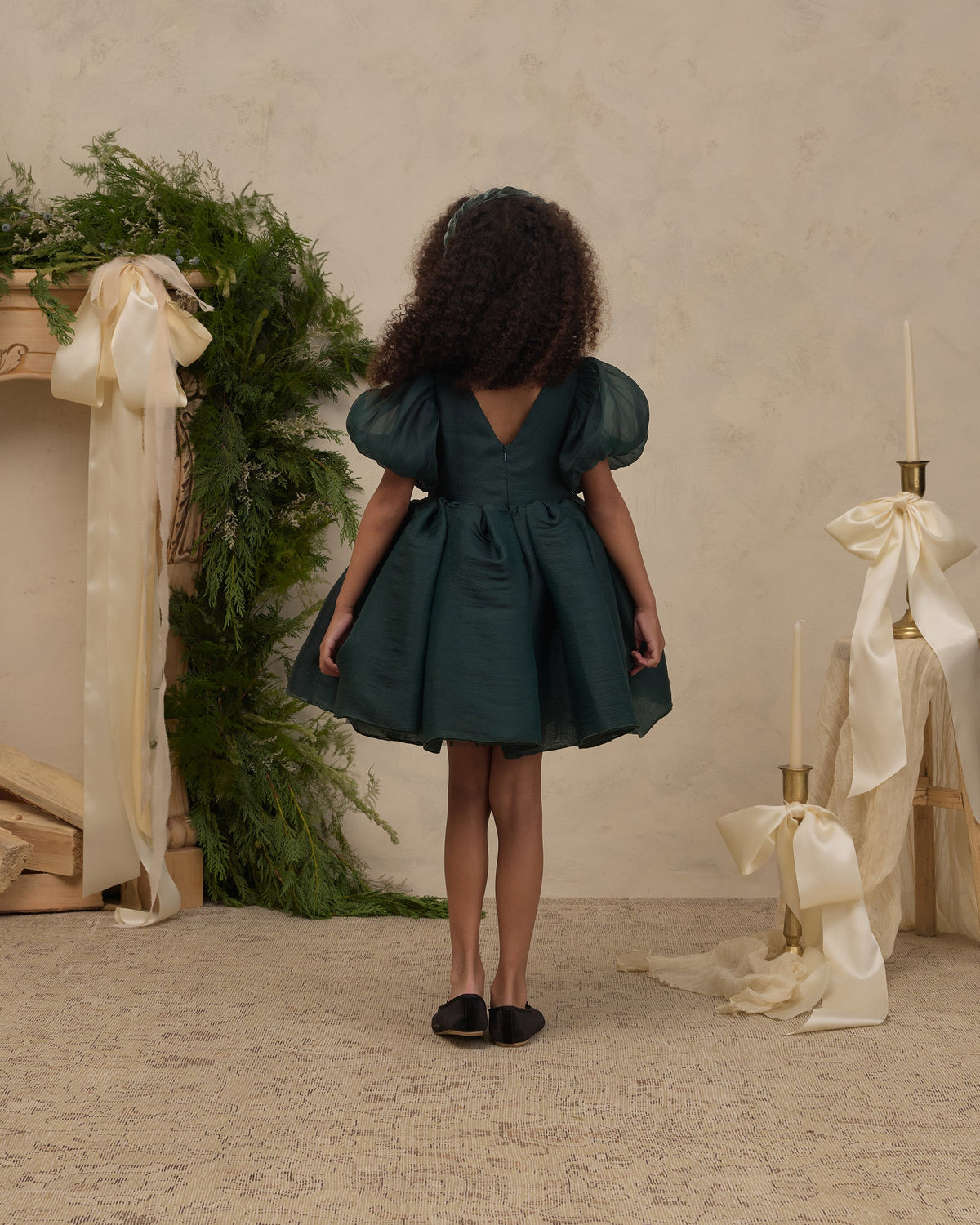 Robe Sofia Vert scintillant