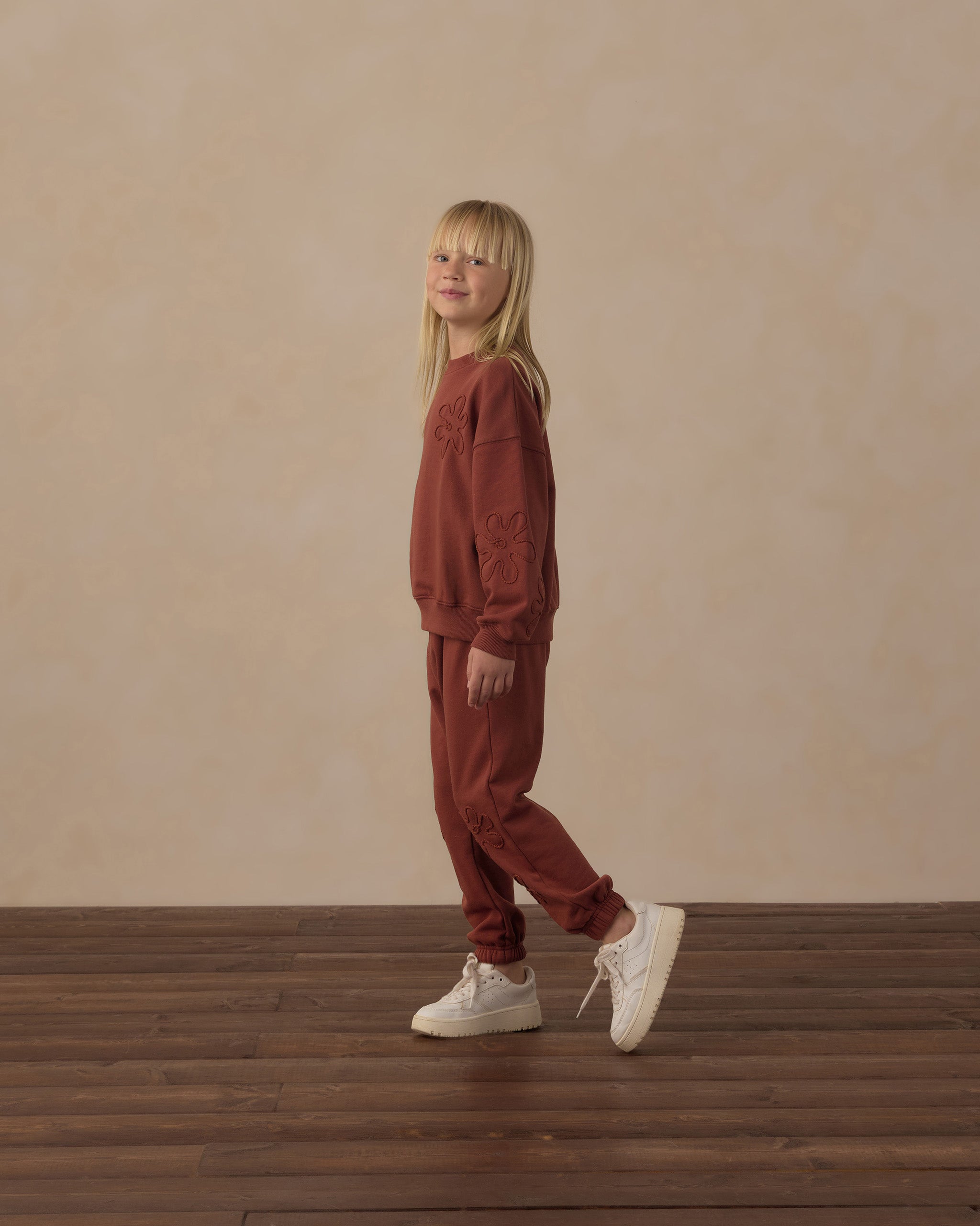 Pouch Pocket Crew Brick - Rylee + Cru | Kids Clothes | Trendy Baby Clothes | Modern Infant Outfits |