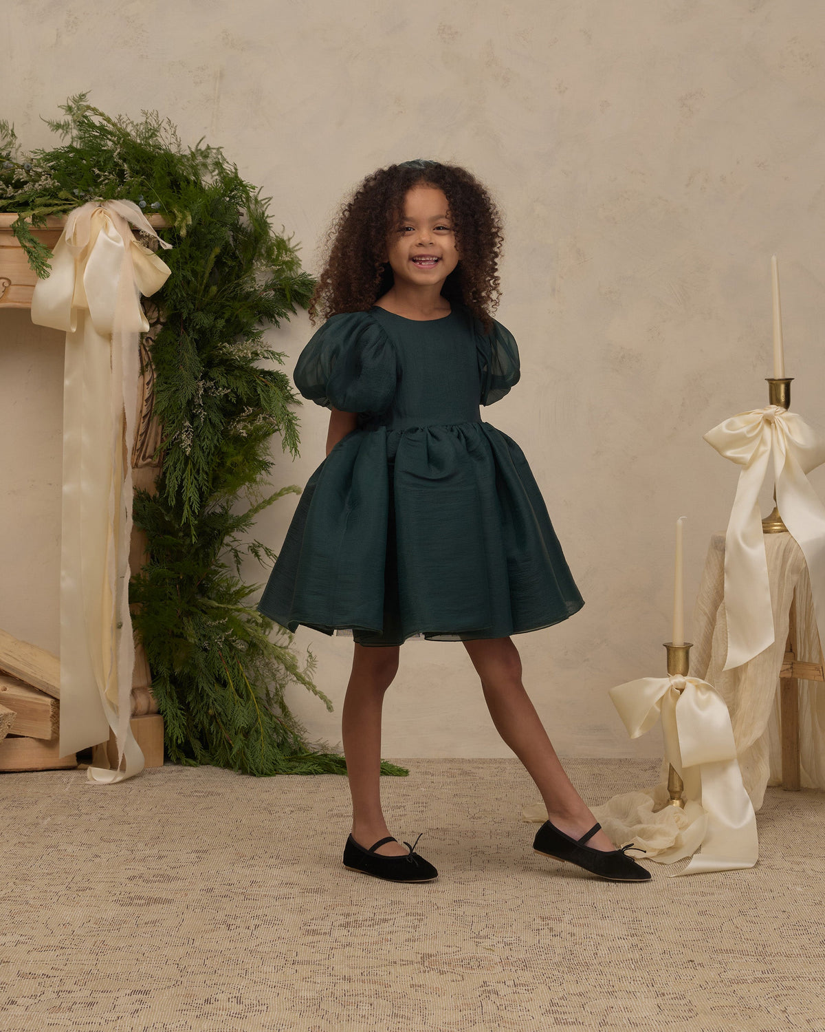 Robe Sofia Vert scintillant