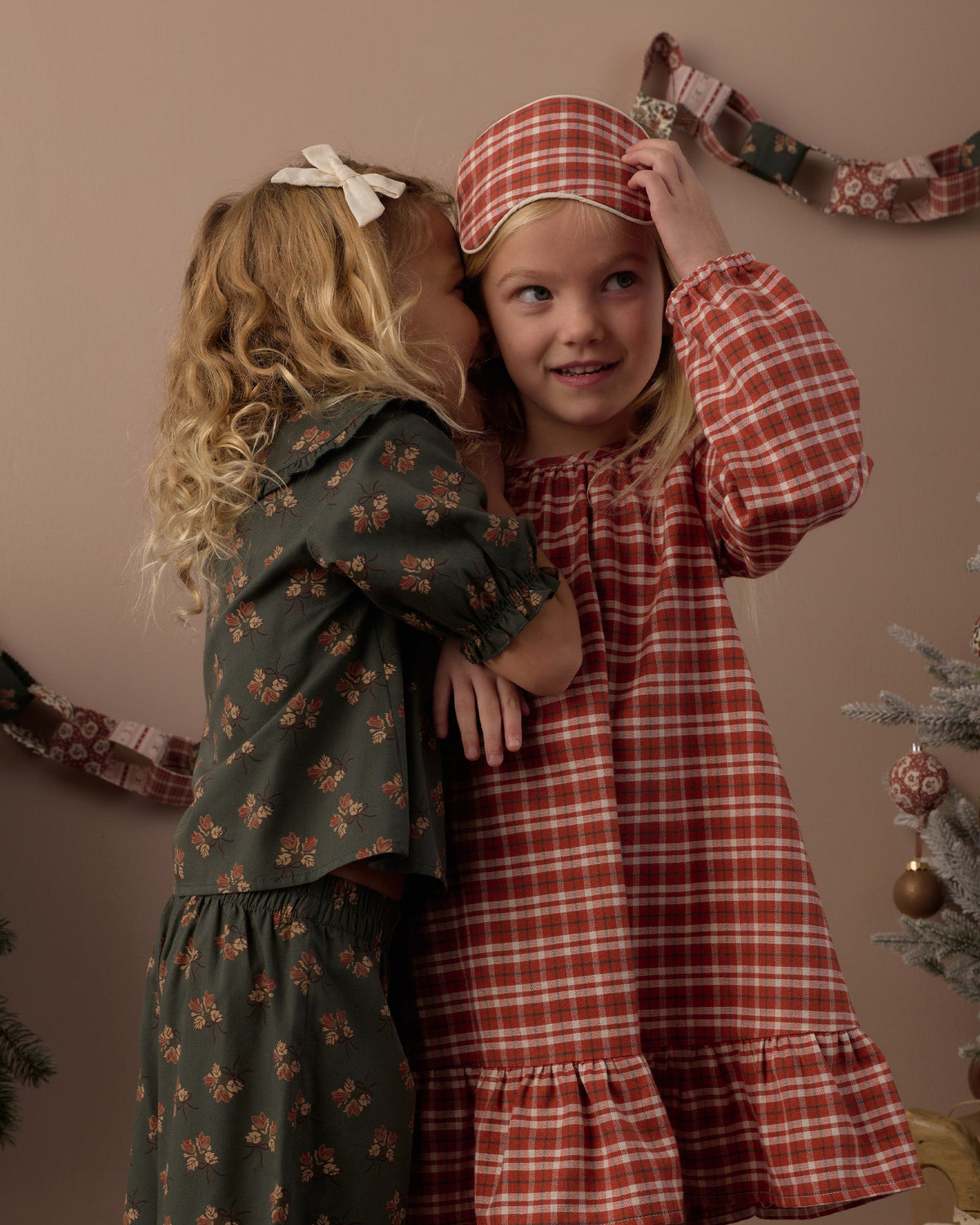 Ruffle Pajamas Evergreen Bouquet - Rylee + Cru | Kids Clothes | Trendy Baby Clothes | Modern Infant Outfits |