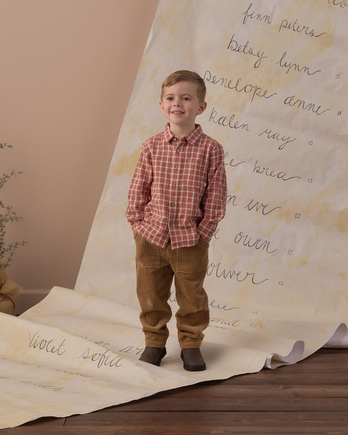 Oliver Pant Toffee - Rylee + Cru | Kids Clothes | Trendy Baby Clothes | Modern Infant Outfits |