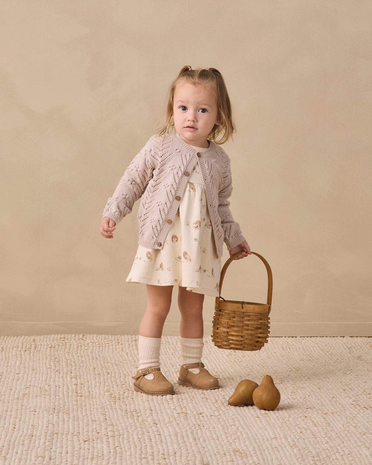 Knit Cardigan Lilac Mist - Rylee + Cru | Kids Clothes | Trendy Baby Clothes | Modern Infant Outfits |
