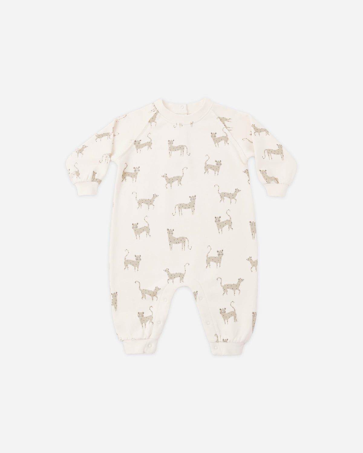Raglan Jumpsuit Leopards - Rylee + Cru | Kids Clothes | Trendy Baby Clothes | Modern Infant Outfits |