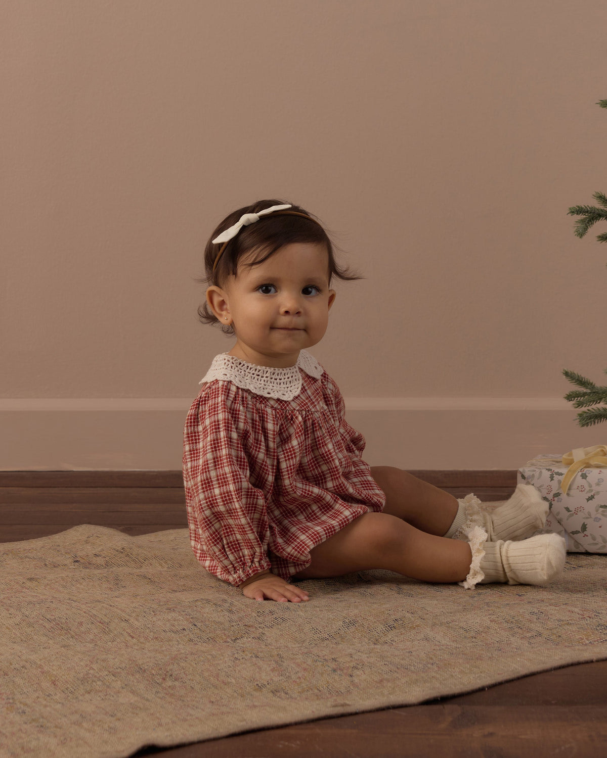 Heidi Romper Vintage Plaid - Rylee + Cru | Kids Clothes | Trendy Baby Clothes | Modern Infant Outfits |