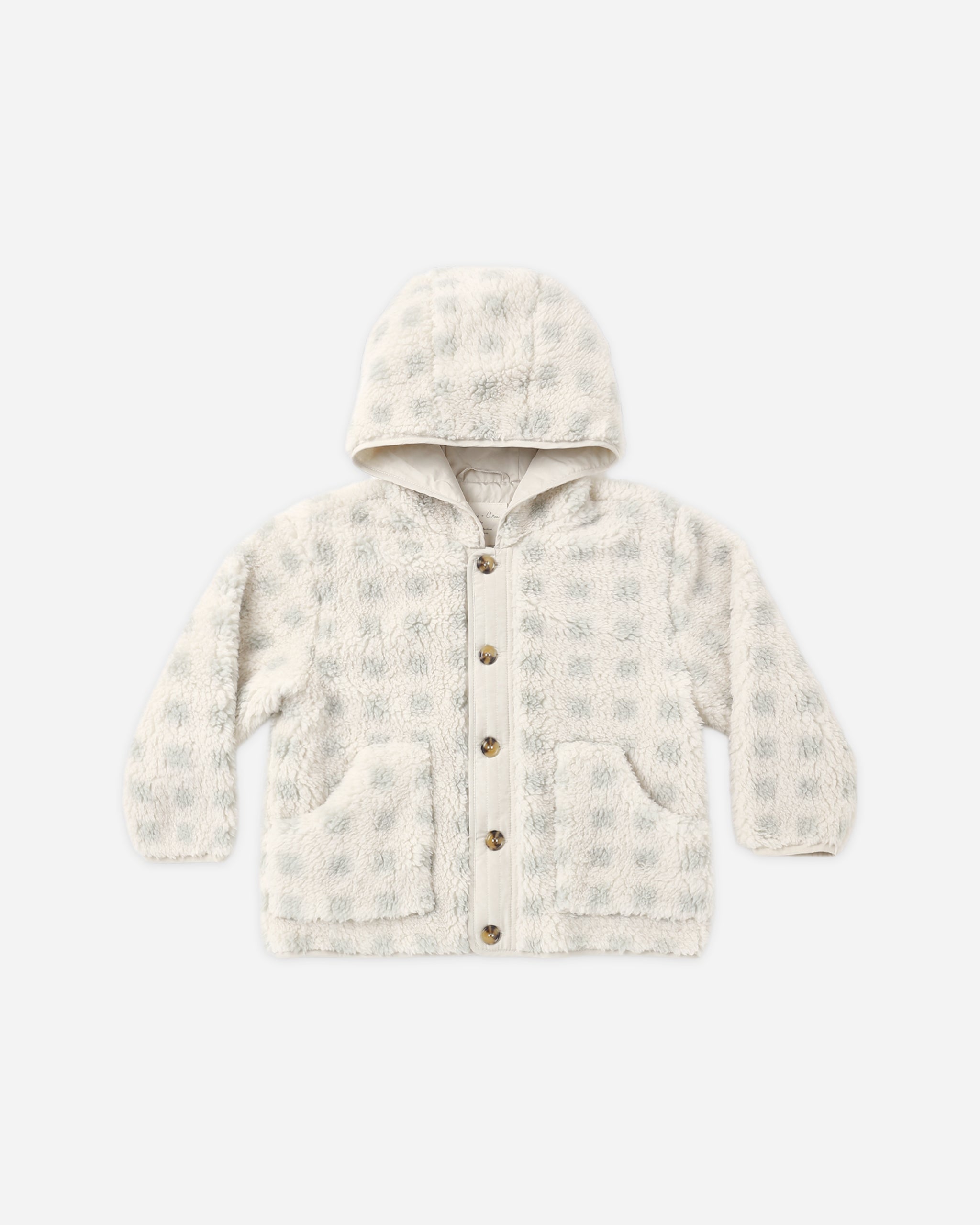 Lodge Jacket  Sage Check - Rylee + Cru | Kids Clothes | Trendy Baby Clothes | Modern Infant Outfits |
