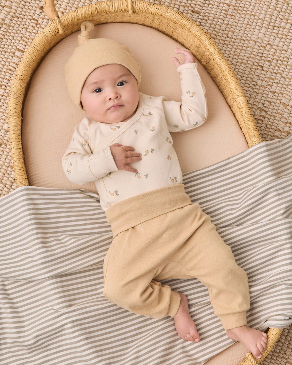 Side Snap Bodysuit + Pant Set Pears - Rylee + Cru | Kids Clothes | Trendy Baby Clothes | Modern Infant Outfits |