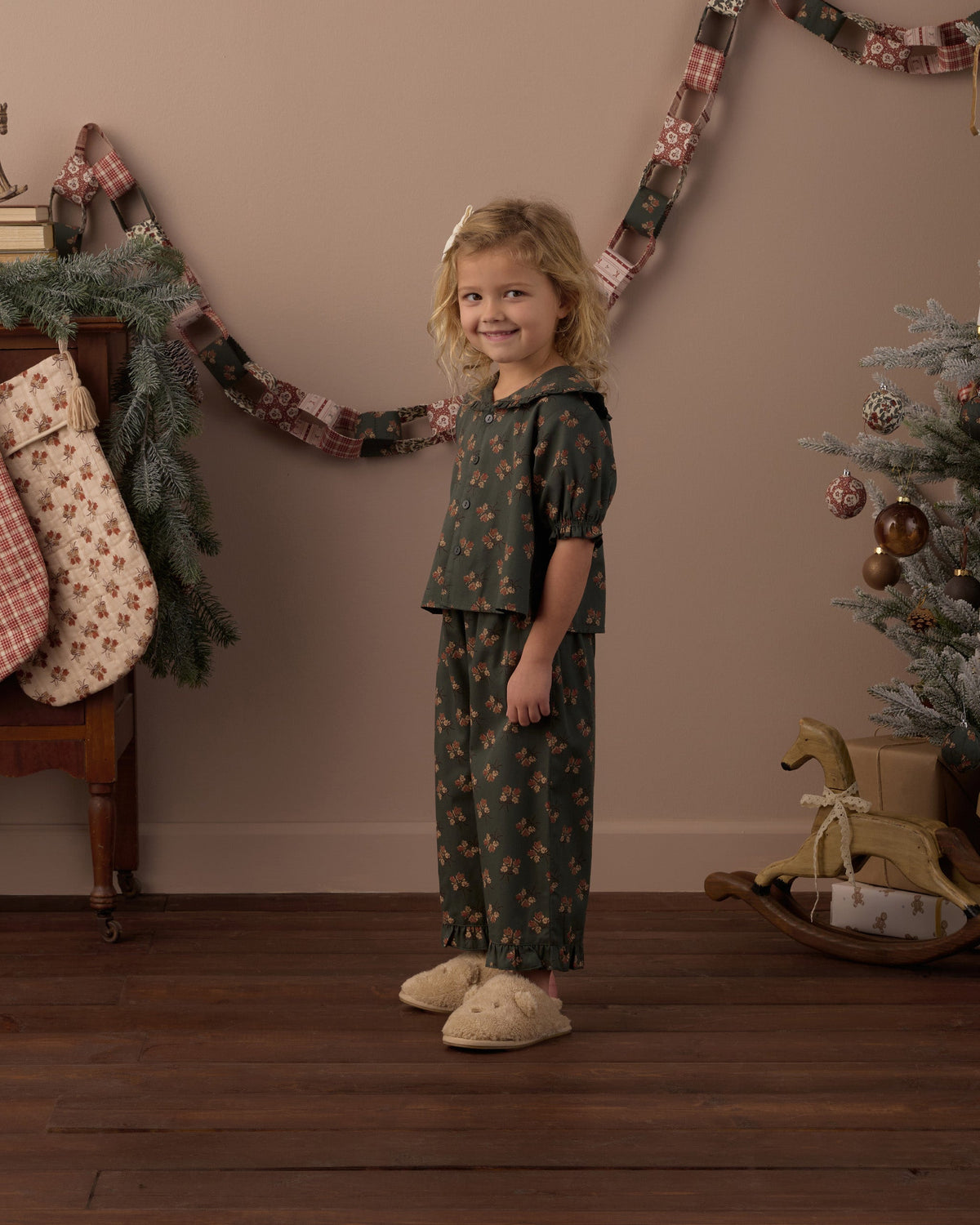 Slippers Teddy Bear - Rylee + Cru | Kids Clothes | Trendy Baby Clothes | Modern Infant Outfits |