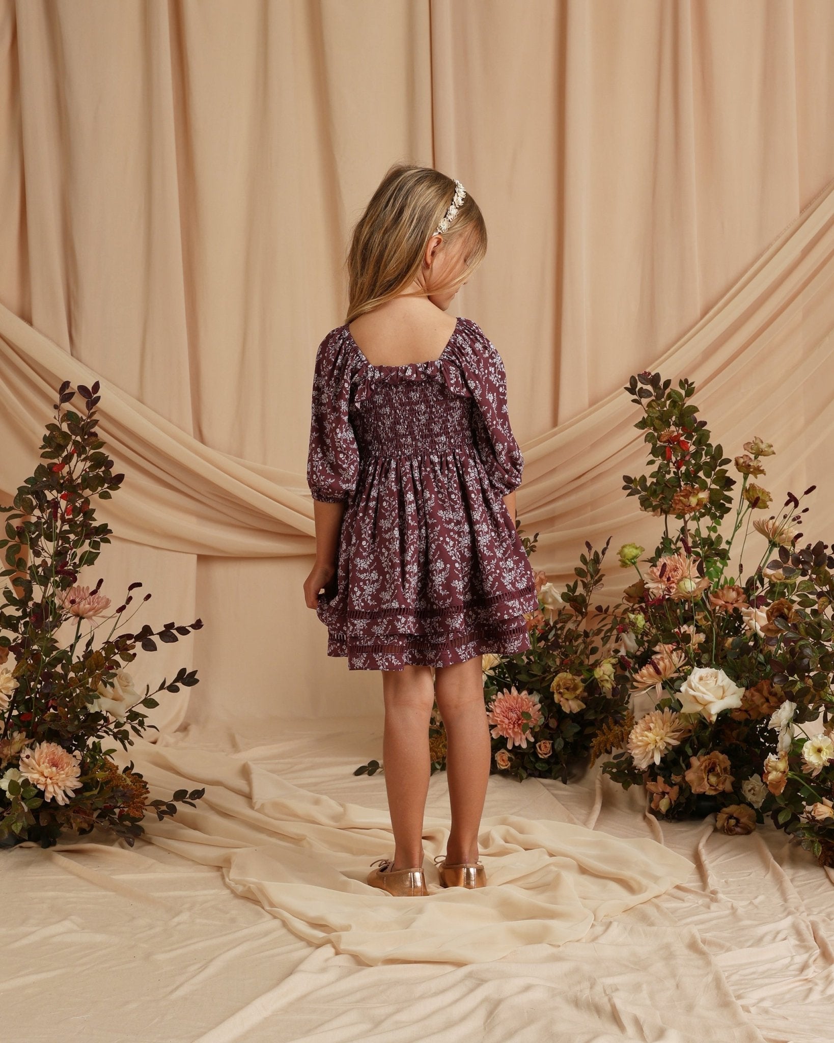 Elodie Dress || Winter Vines - Rylee + Cru Canada