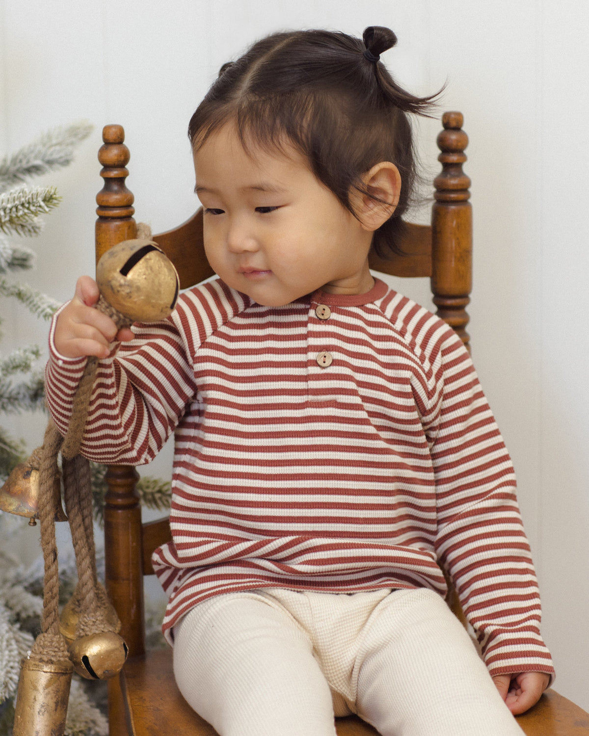 Henley Knit Top Candy Stripe - Rylee + Cru | Kids Clothes | Trendy Baby Clothes | Modern Infant Outfits |