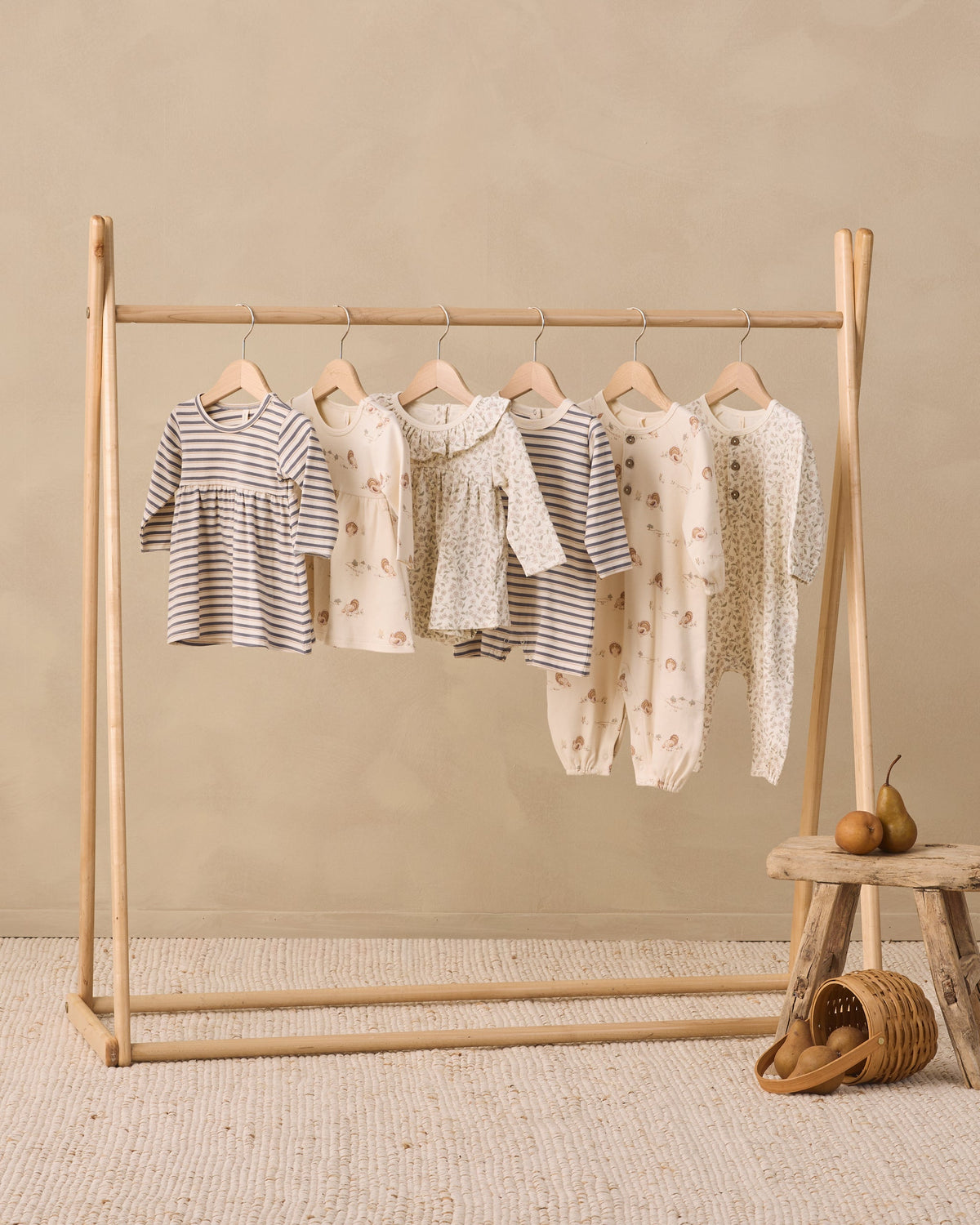 Henley Bubble Jumpsuit Floret - Rylee + Cru | Kids Clothes | Trendy Baby Clothes | Modern Infant Outfits |