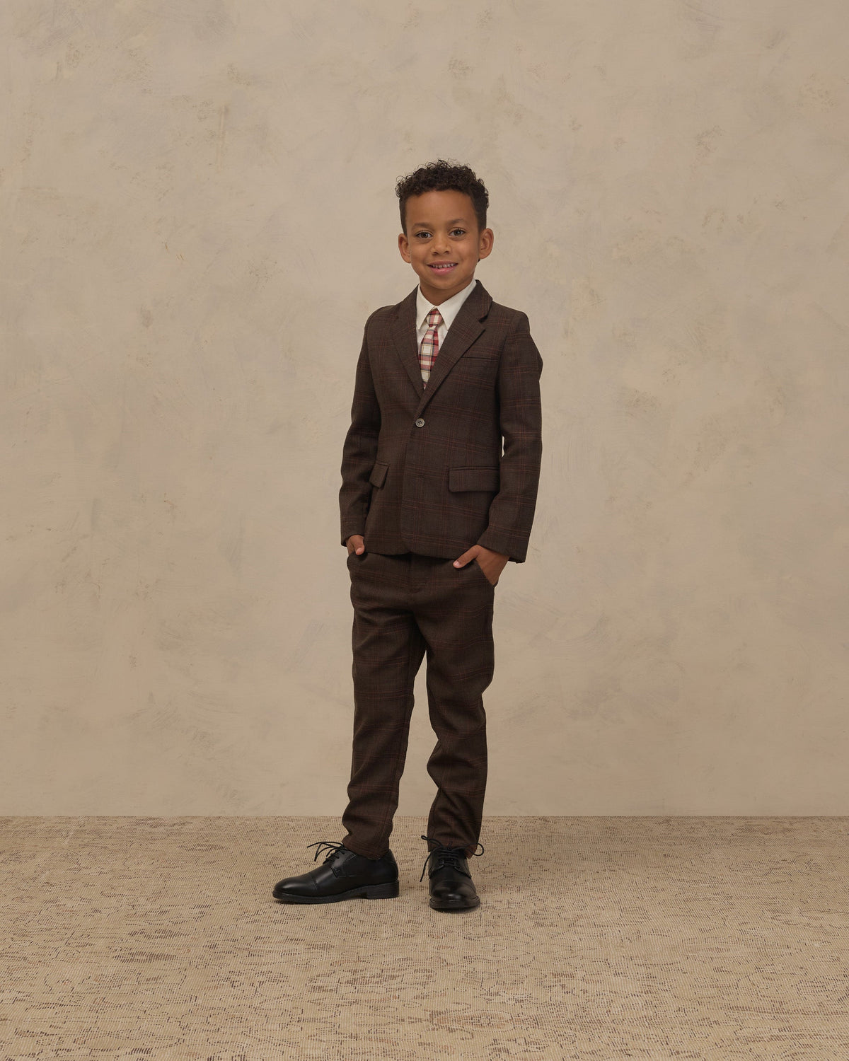 Pantalon Sebastian à carreaux chinés